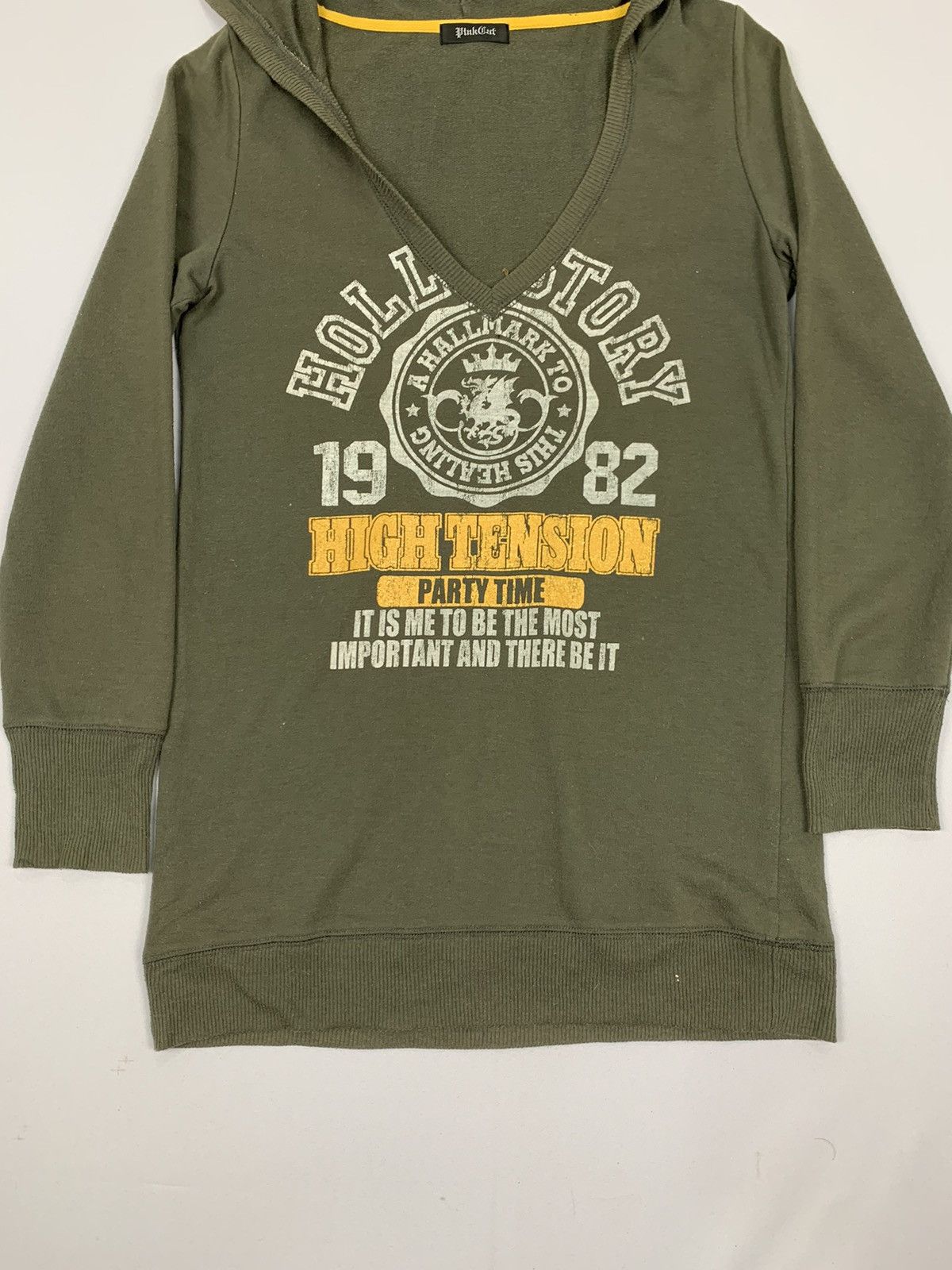 Japanese Brand PINKCAT Vintage Big Logo Graphic Fashion Sweatshirt Hoodie Size S / US 4 / IT 40 - 5 Thumbnail
