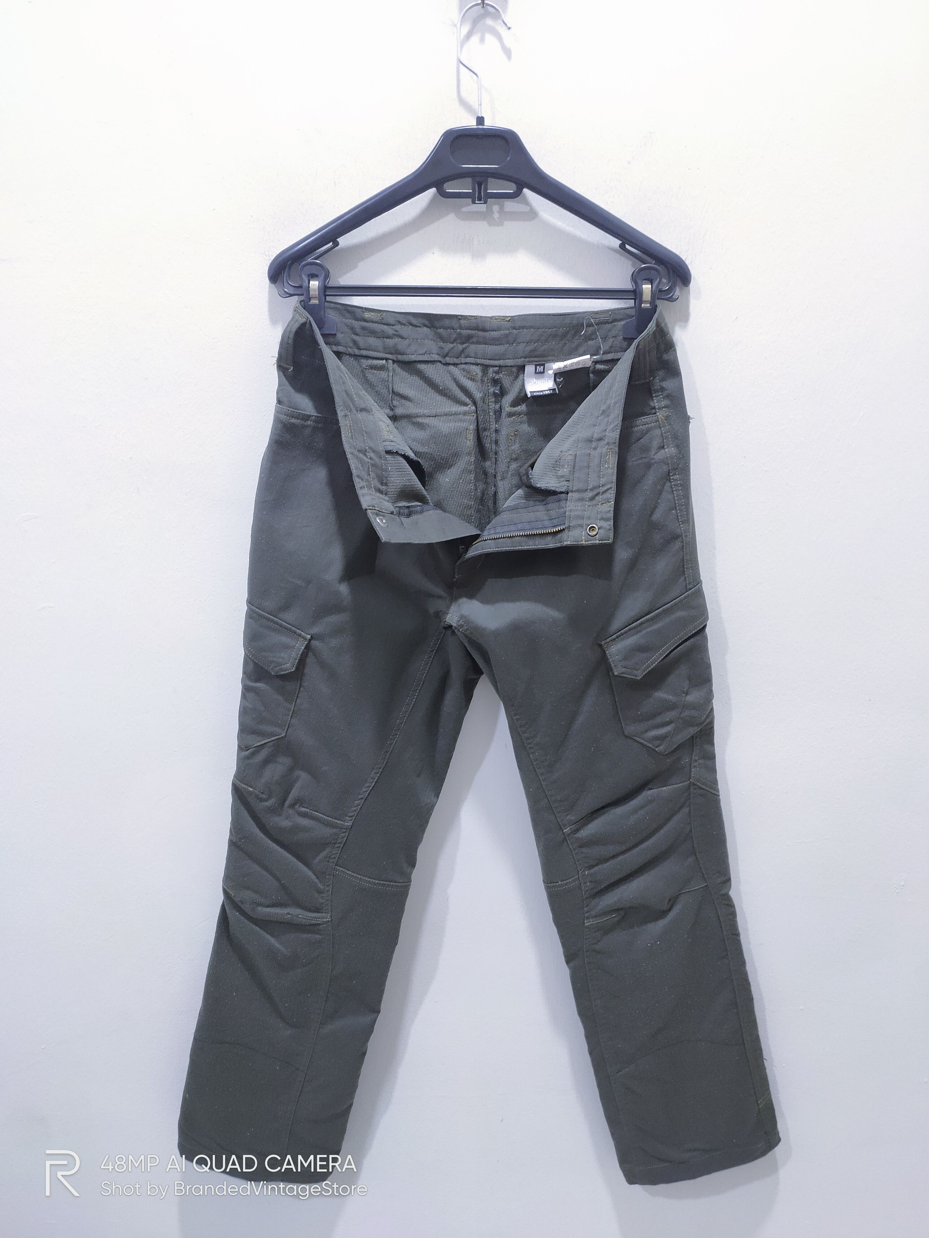 Phoenix Clothing PHENIX Striped Double Knee Multipocket Tactical Cargo Pants Size US 30 / EU 46 - 3 Thumbnail