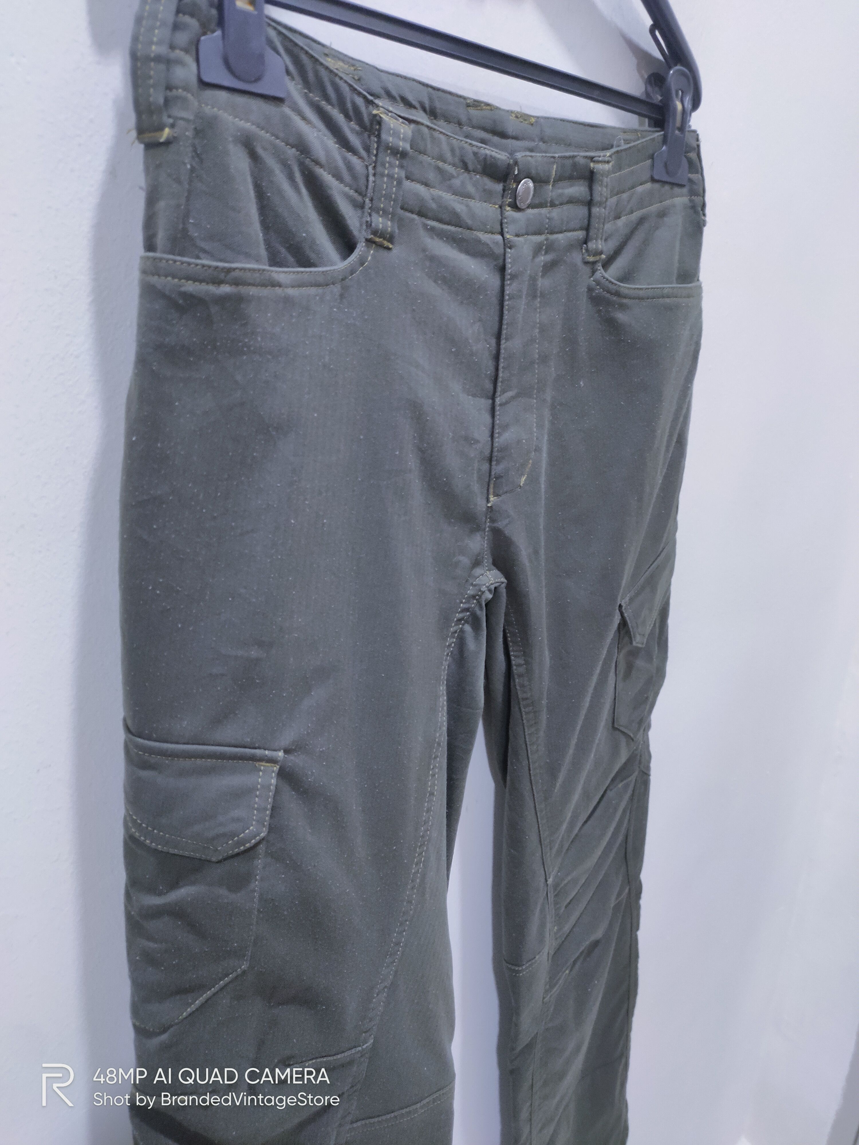 Phoenix Clothing PHENIX Striped Double Knee Multipocket Tactical Cargo Pants Size US 30 / EU 46 - 6 Thumbnail