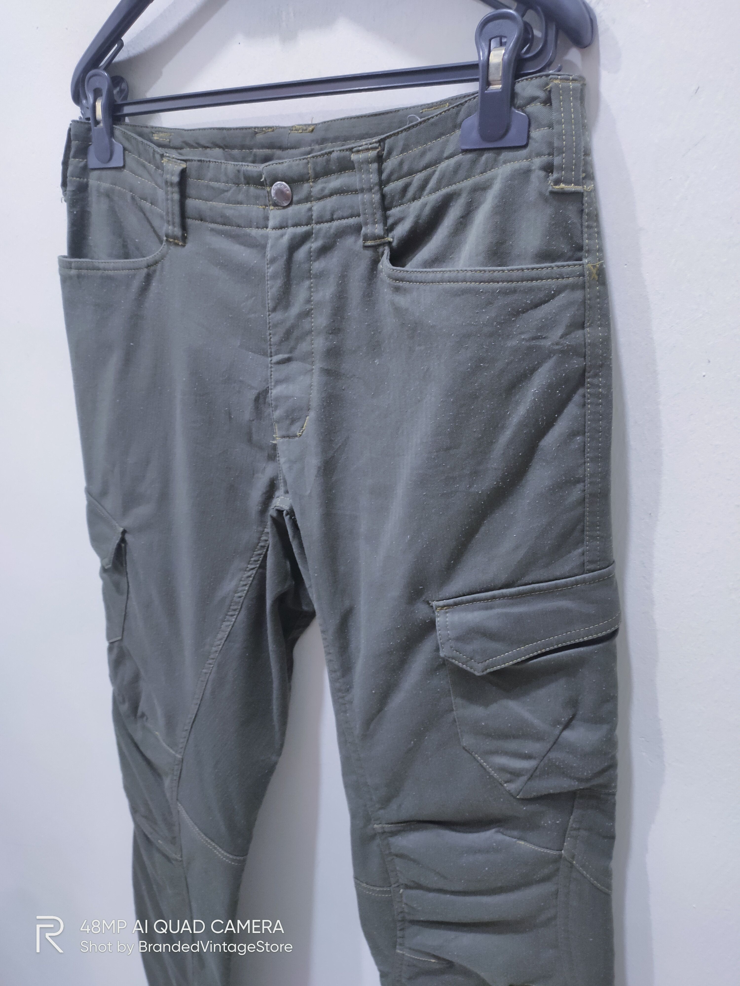 Phoenix Clothing PHENIX Striped Double Knee Multipocket Tactical Cargo Pants Size US 30 / EU 46 - 8 Thumbnail