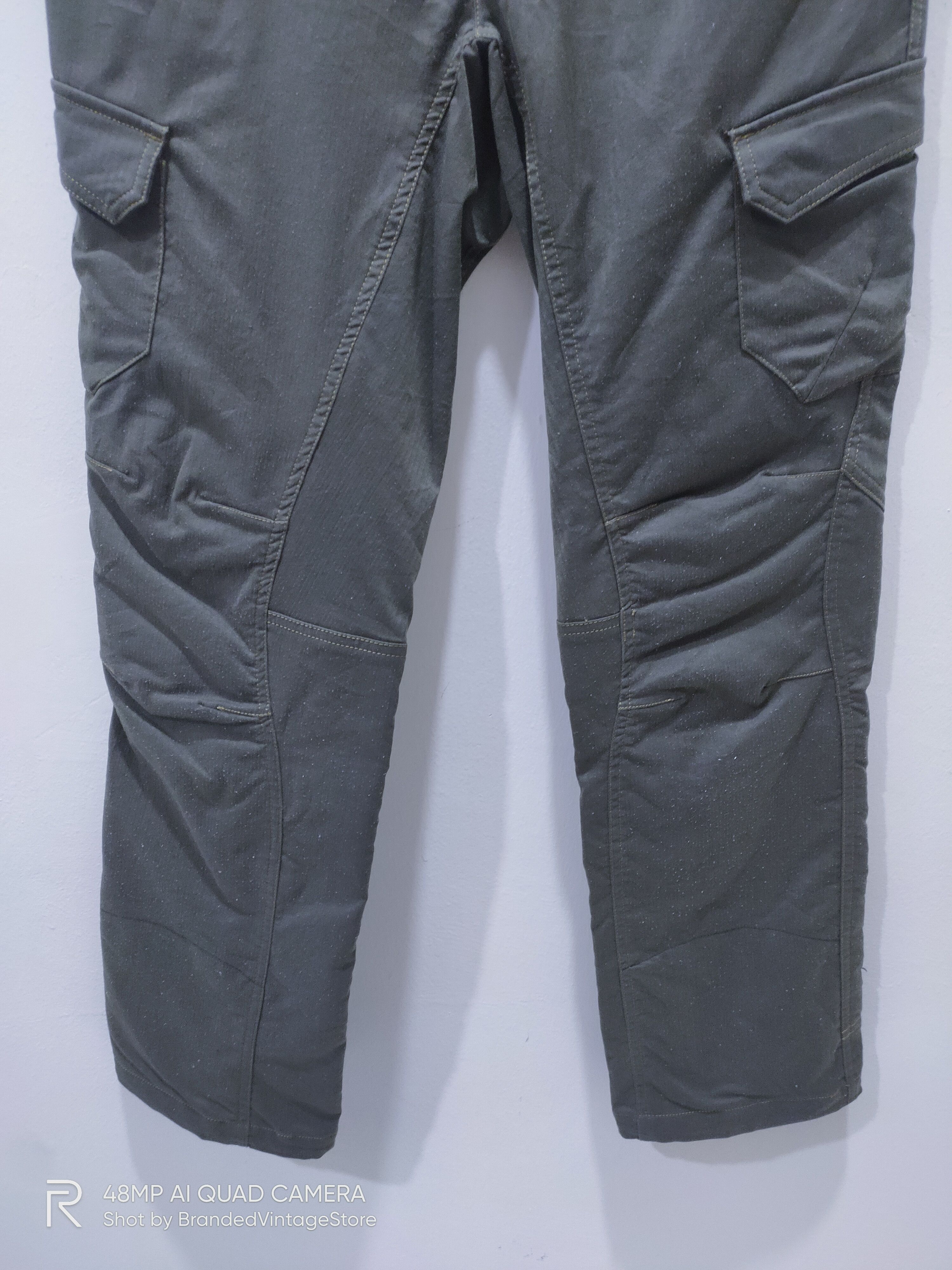 Phoenix Clothing PHENIX Striped Double Knee Multipocket Tactical Cargo Pants Size US 30 / EU 46 - 5 Thumbnail