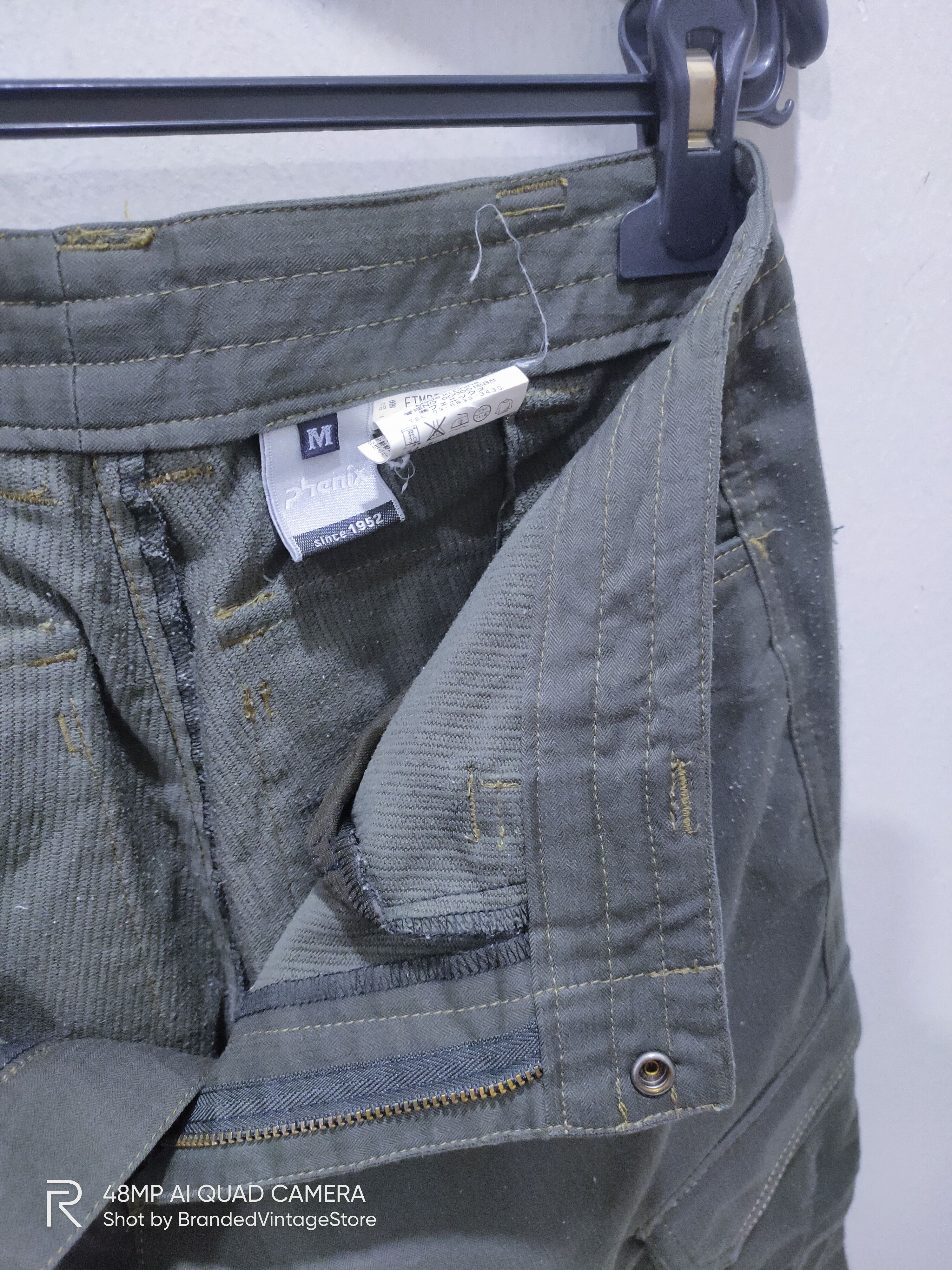 Phoenix Clothing PHENIX Striped Double Knee Multipocket Tactical Cargo Pants Size US 30 / EU 46 - 19 Thumbnail