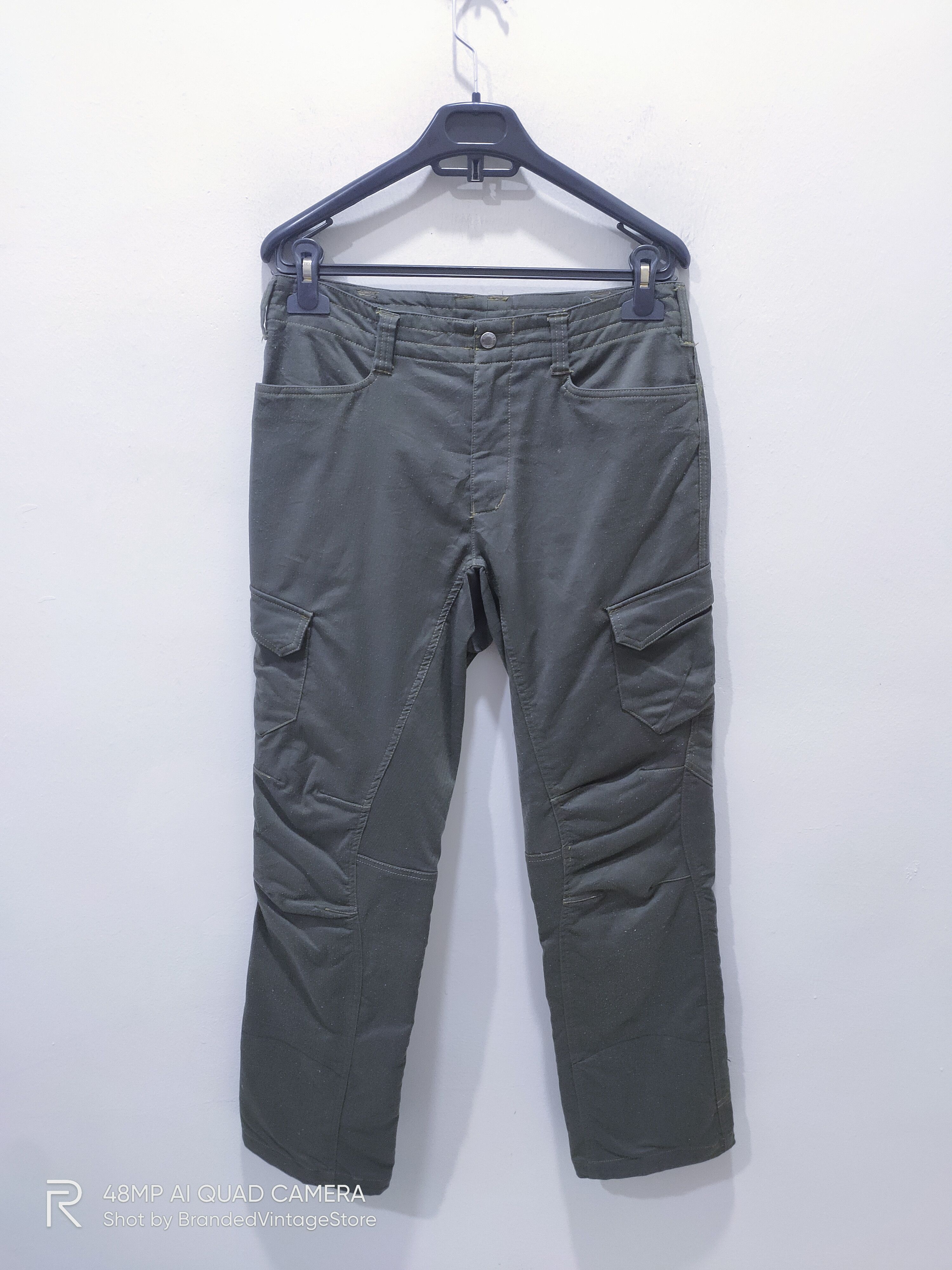 Phoenix Clothing PHENIX Striped Double Knee Multipocket Tactical Cargo Pants Size US 30 / EU 46 - 1 Thumbnail