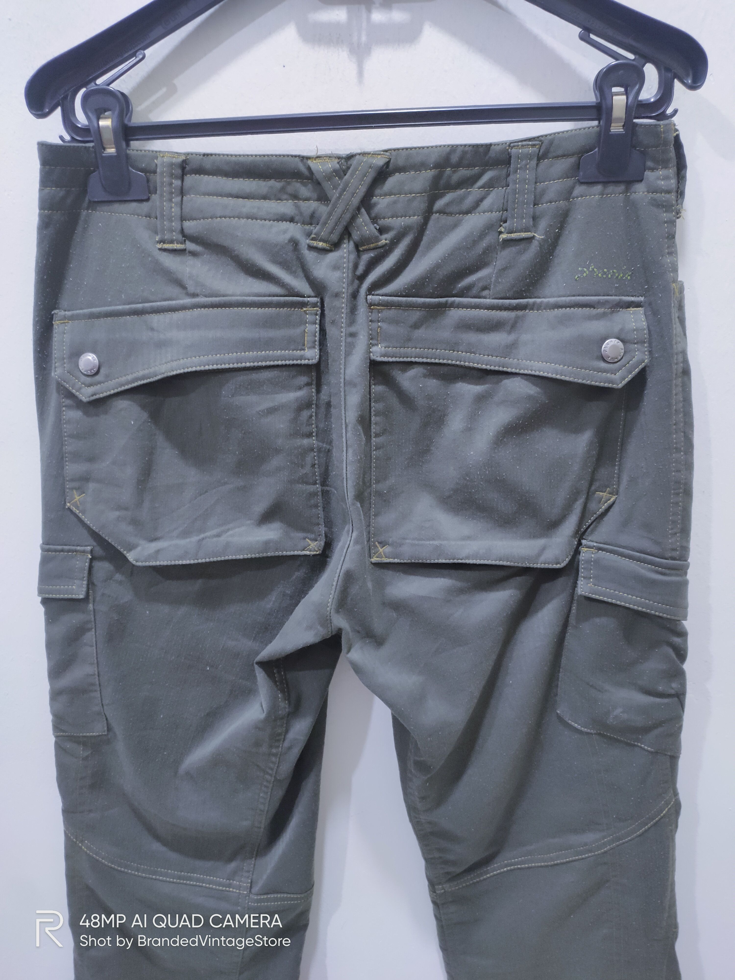 Phoenix Clothing PHENIX Striped Double Knee Multipocket Tactical Cargo Pants Size US 30 / EU 46 - 10 Thumbnail