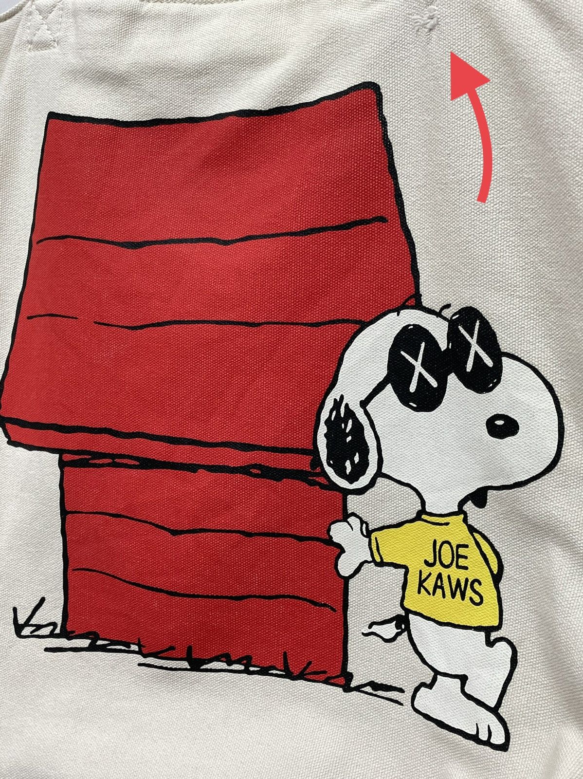 Kaws × Peanuts × Uniqlo KAWS x PEANUTS x UNIQLO Canvas Tote Bag Size ONE SIZE - 6 Thumbnail