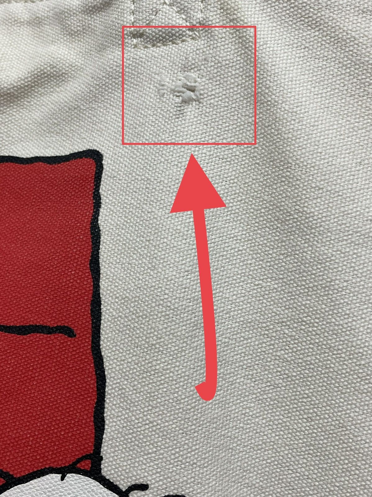 Kaws × Peanuts × Uniqlo KAWS x PEANUTS x UNIQLO Canvas Tote Bag Size ONE SIZE - 5 Thumbnail