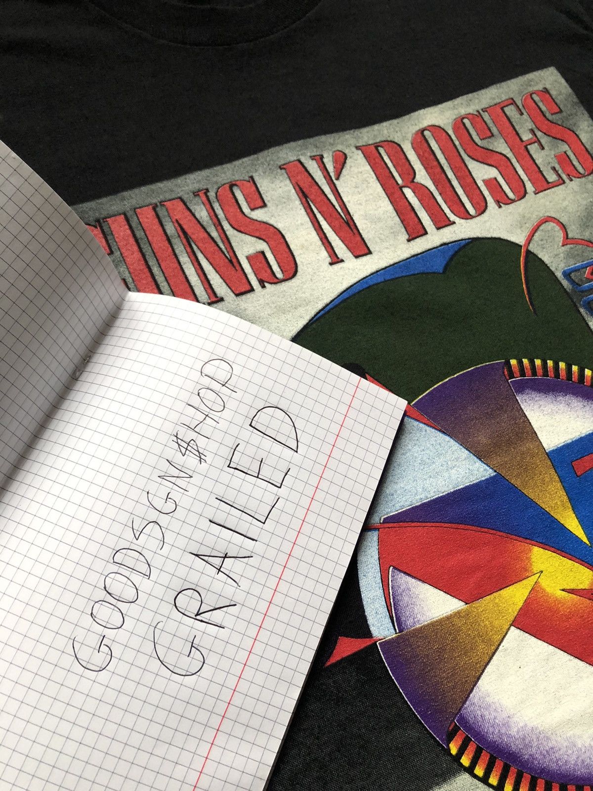 Brockum × Guns N' Roses × Vintage Guns N Roses Vintage Tee Brockum 1992 Single Stitching Size US XL / EU 56 / 4 - 9 Thumbnail
