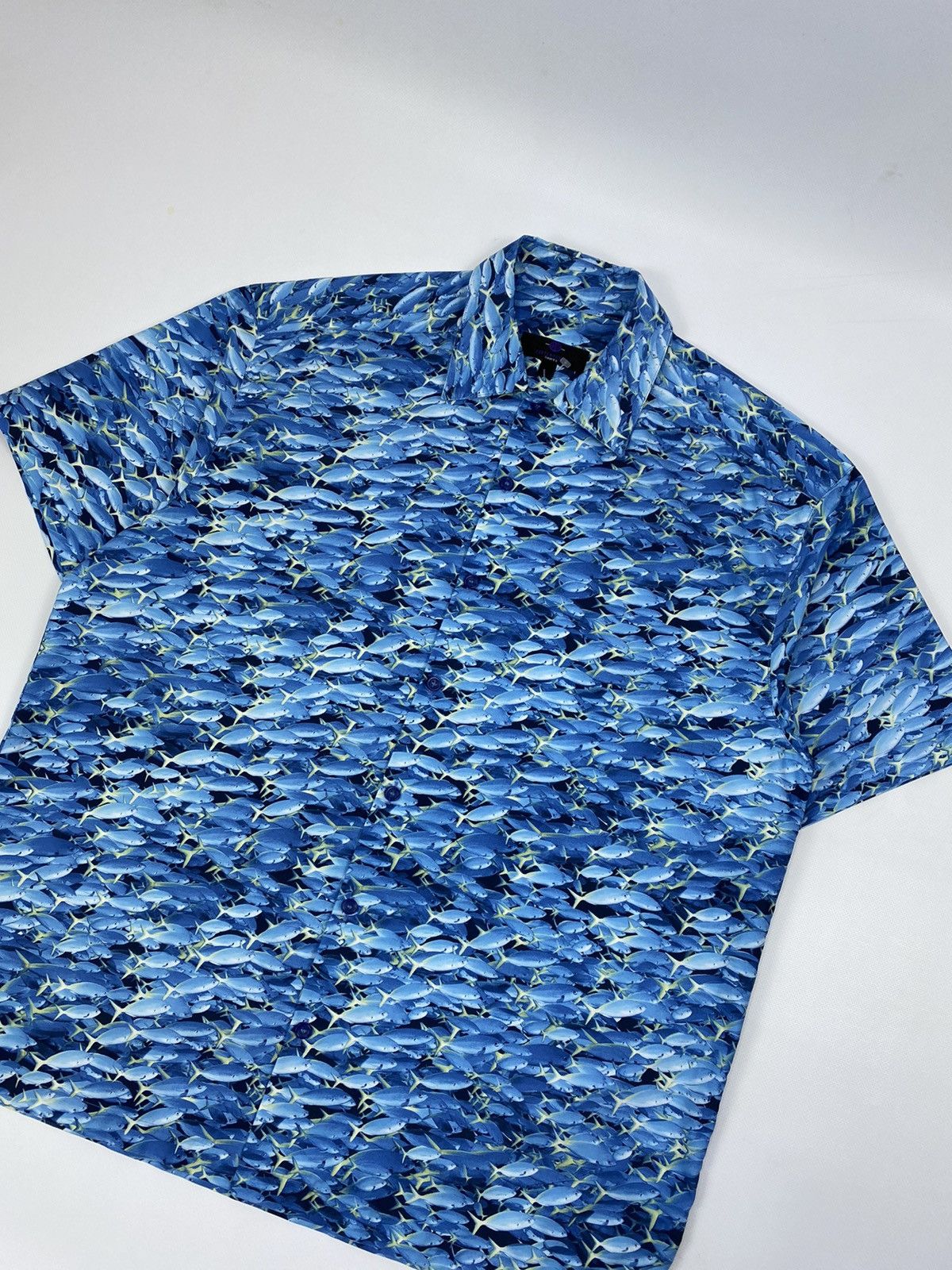 Vintage 🔥LASTDROP🔥 Fish All Over Hawaiian Party Festival shirt Size US XL / EU 56 / 4 - 3 Thumbnail