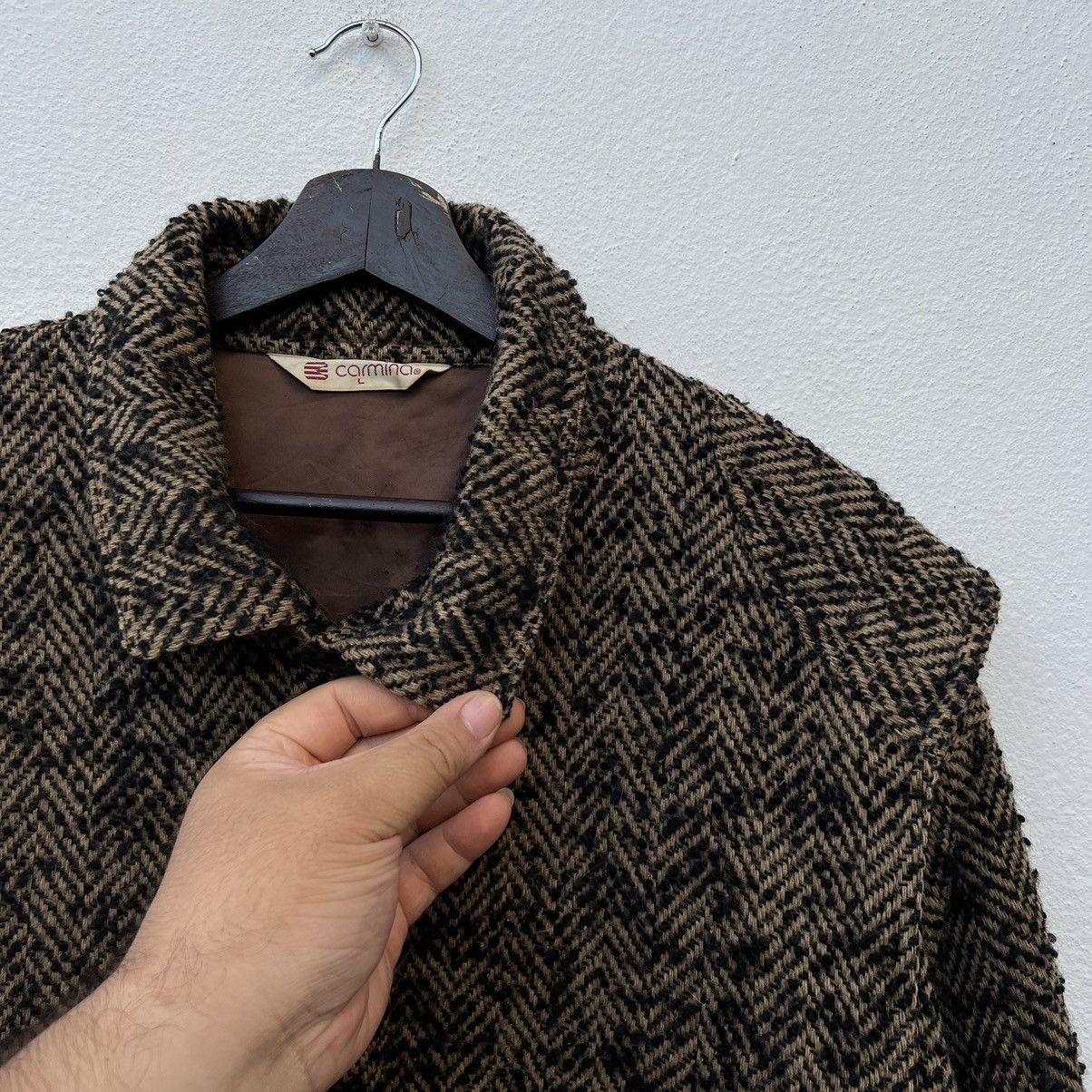 Japanese Brand HERRINGBONE BOMBER JACKET CARMINAJAPAN INSPIRED ISSEY MIYAKE Size US M / EU 48-50 / 2 - 6 Thumbnail