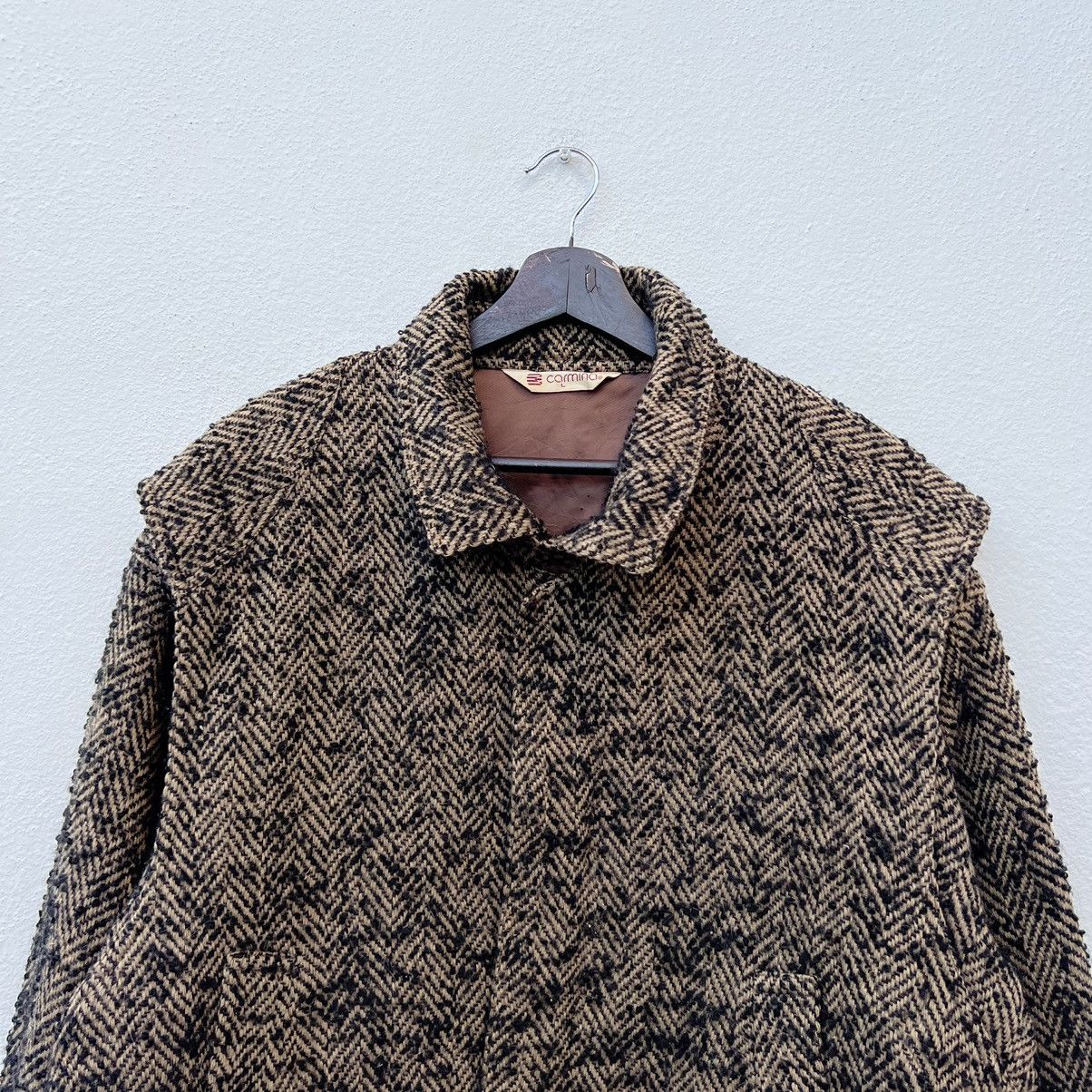Japanese Brand HERRINGBONE BOMBER JACKET CARMINAJAPAN INSPIRED ISSEY MIYAKE Size US M / EU 48-50 / 2 - 3 Thumbnail