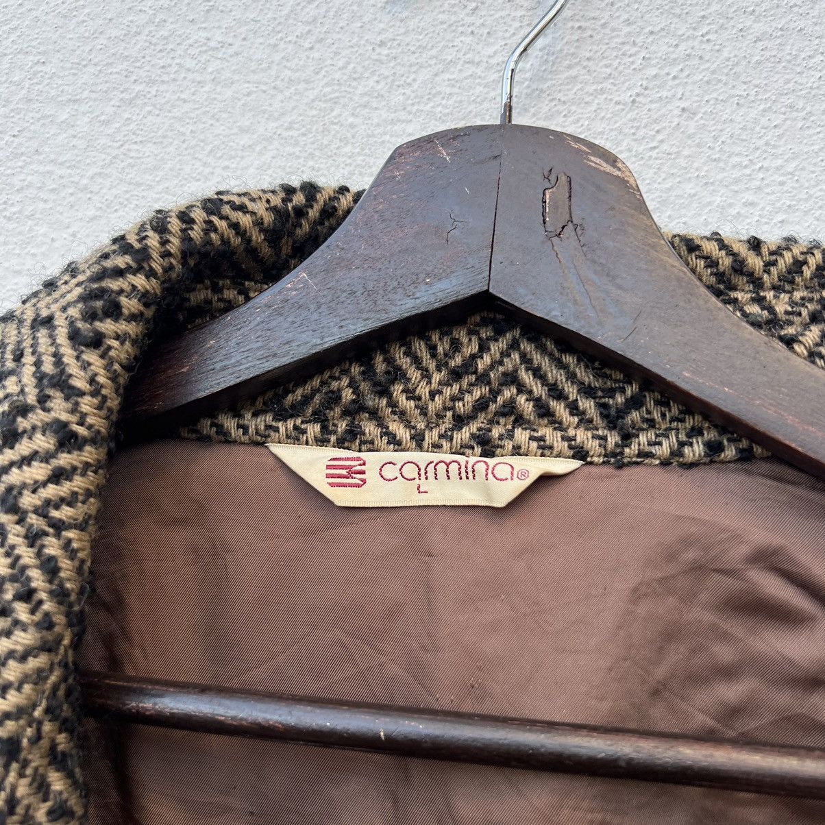Japanese Brand HERRINGBONE BOMBER JACKET CARMINAJAPAN INSPIRED ISSEY MIYAKE Size US M / EU 48-50 / 2 - 15 Thumbnail