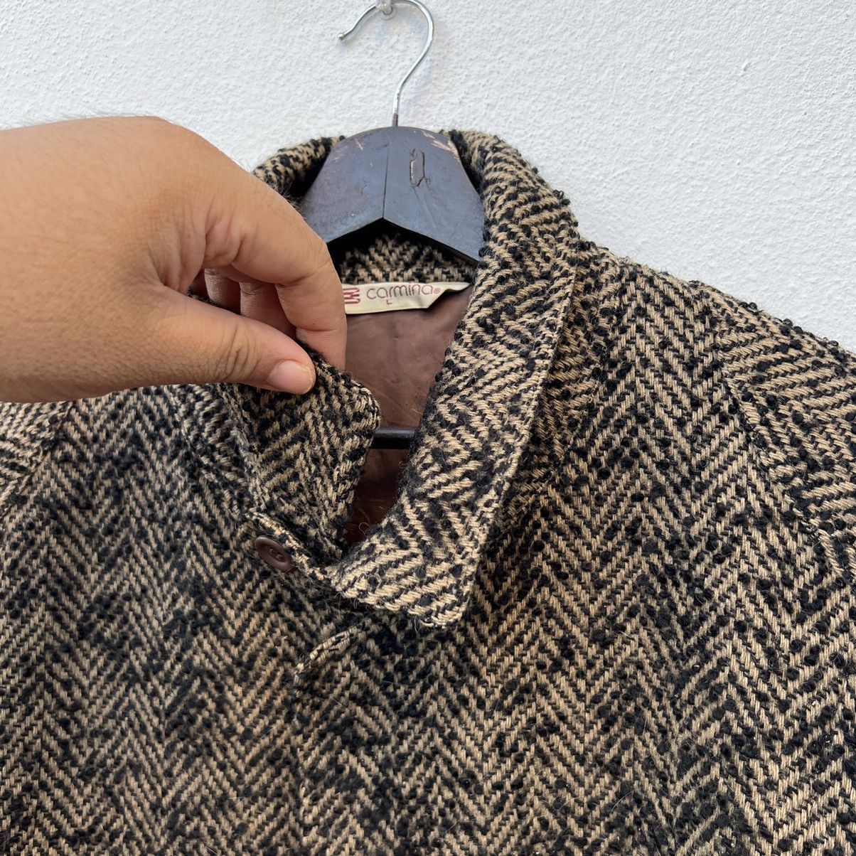 Japanese Brand HERRINGBONE BOMBER JACKET CARMINAJAPAN INSPIRED ISSEY MIYAKE Size US M / EU 48-50 / 2 - 11 Thumbnail