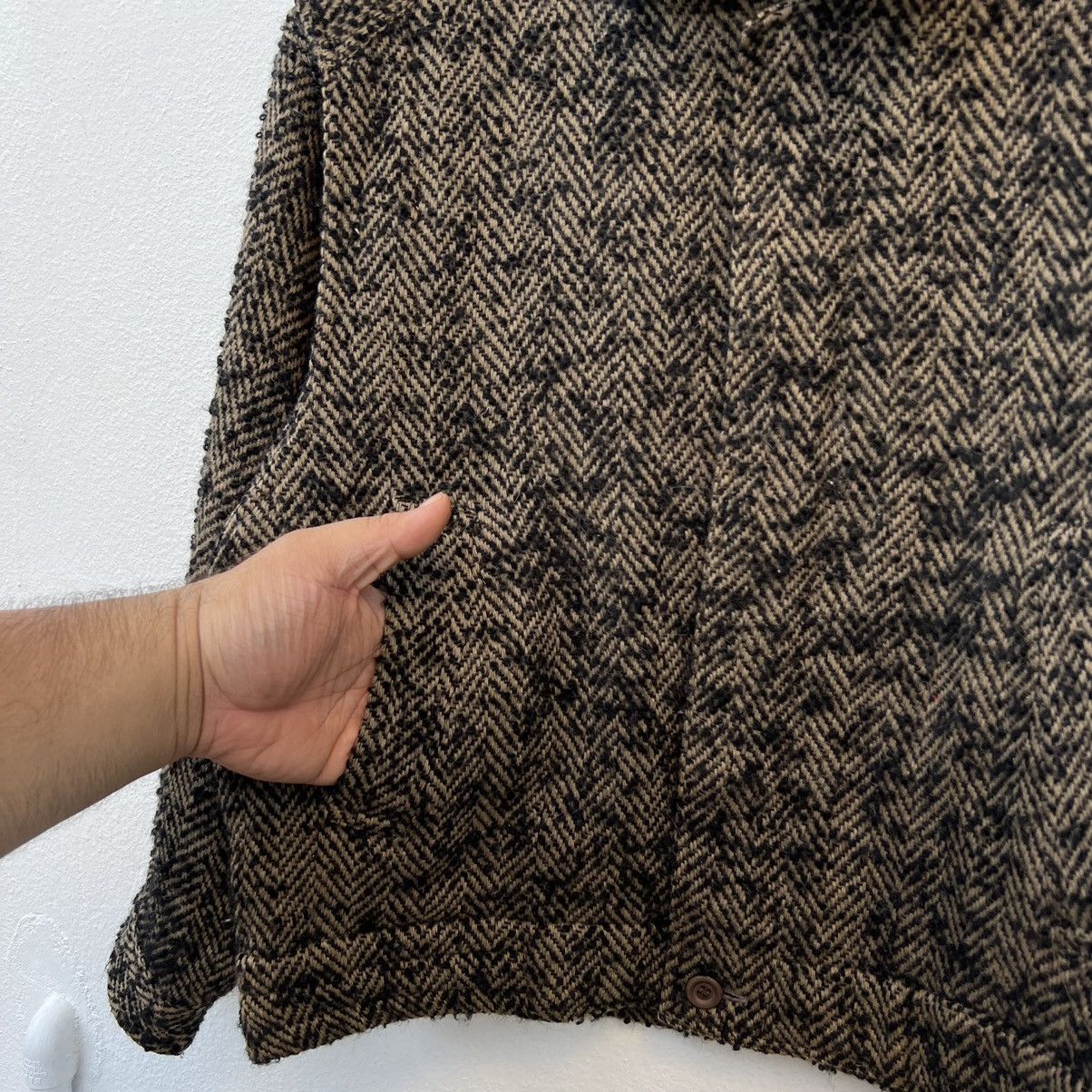 Japanese Brand HERRINGBONE BOMBER JACKET CARMINAJAPAN INSPIRED ISSEY MIYAKE Size US M / EU 48-50 / 2 - 8 Thumbnail
