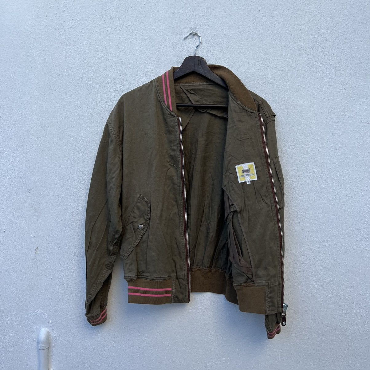 Japanese Brand VINTAGE PER VARORAV NUOVA BIG LOGO BOMBER JACKET Size US S / EU 44-46 / 1 - 13 Thumbnail
