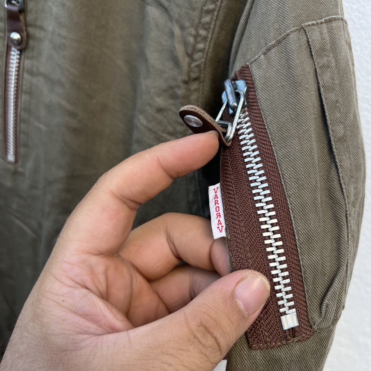 Japanese Brand VINTAGE PER VARORAV NUOVA BIG LOGO BOMBER JACKET Size US S / EU 44-46 / 1 - 11 Thumbnail
