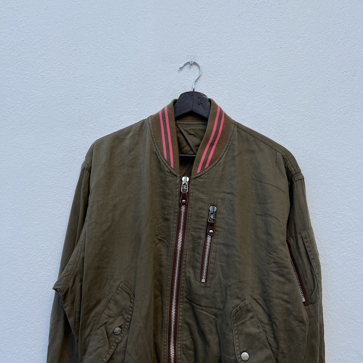Japanese Brand VINTAGE PER VARORAV NUOVA BIG LOGO BOMBER JACKET Size US S / EU 44-46 / 1 - 6 Thumbnail