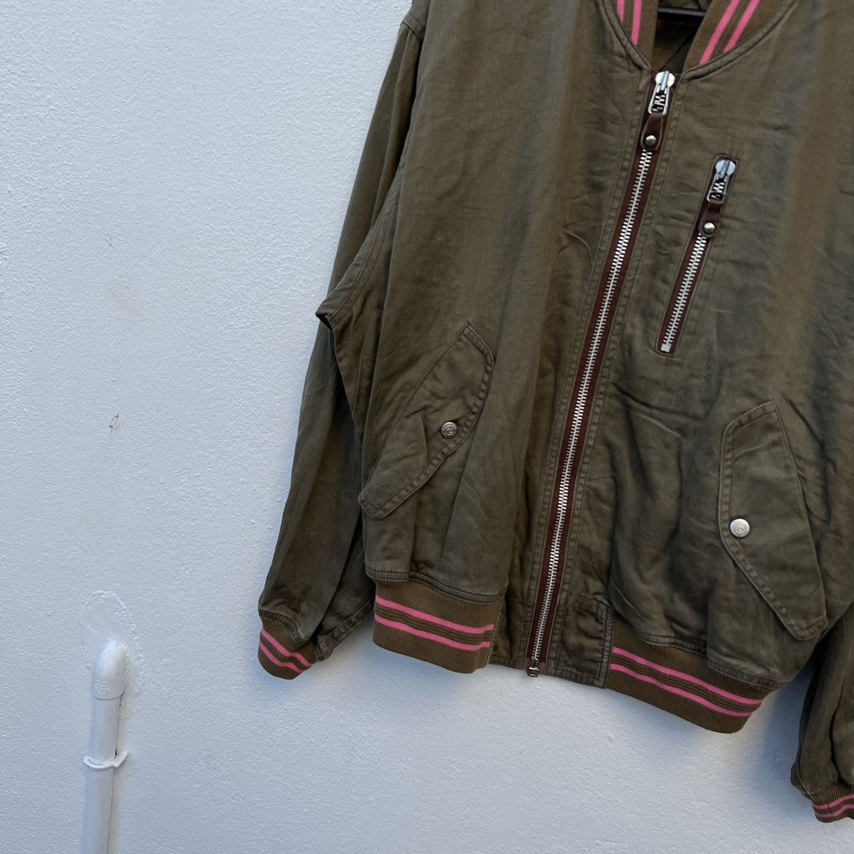Japanese Brand VINTAGE PER VARORAV NUOVA BIG LOGO BOMBER JACKET Size US S / EU 44-46 / 1 - 7 Thumbnail