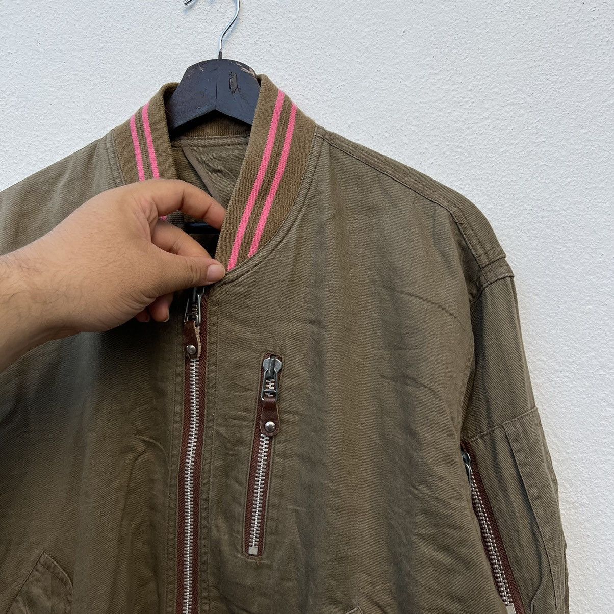 Japanese Brand VINTAGE PER VARORAV NUOVA BIG LOGO BOMBER JACKET Size US S / EU 44-46 / 1 - 9 Thumbnail