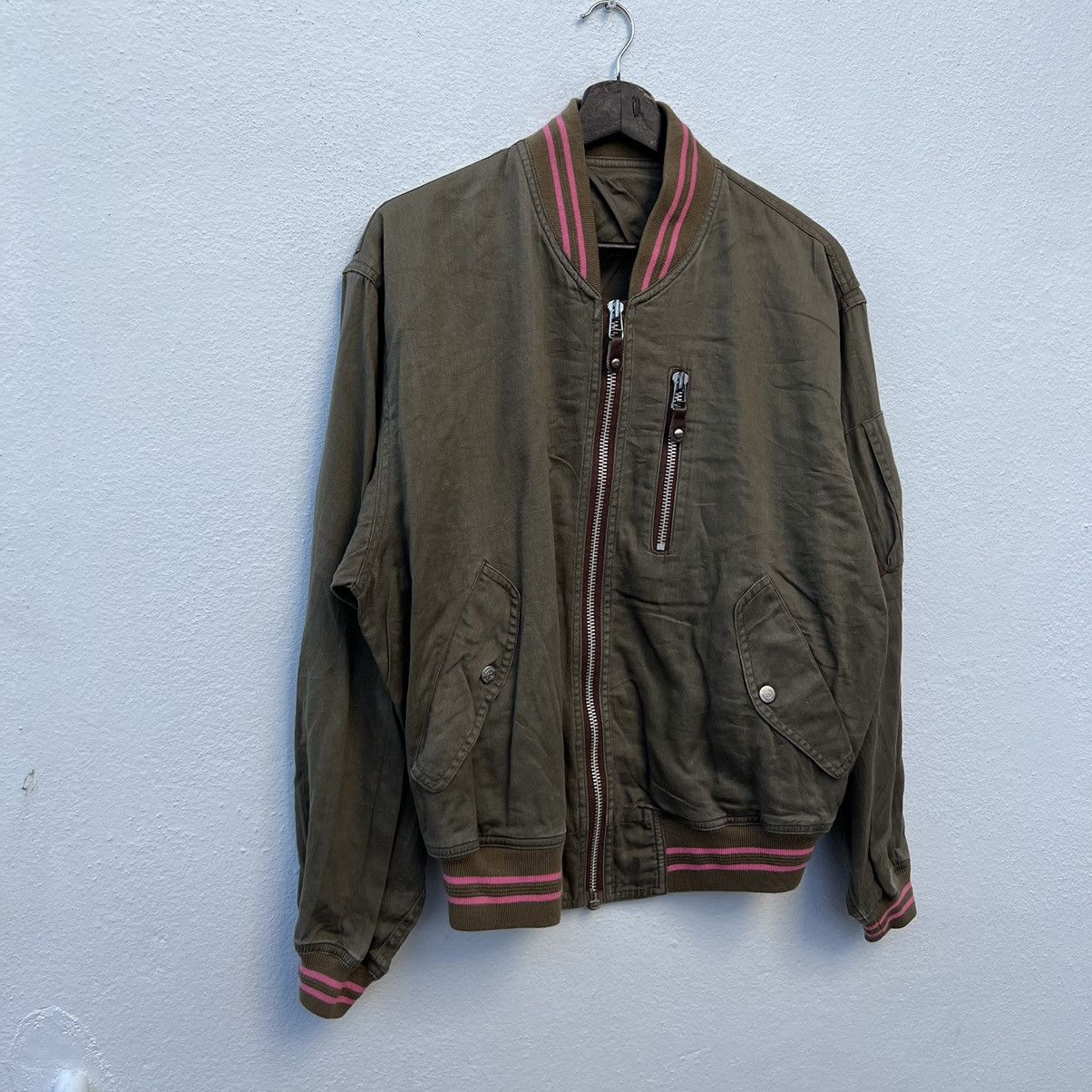 Japanese Brand VINTAGE PER VARORAV NUOVA BIG LOGO BOMBER JACKET Size US S / EU 44-46 / 1 - 8 Thumbnail
