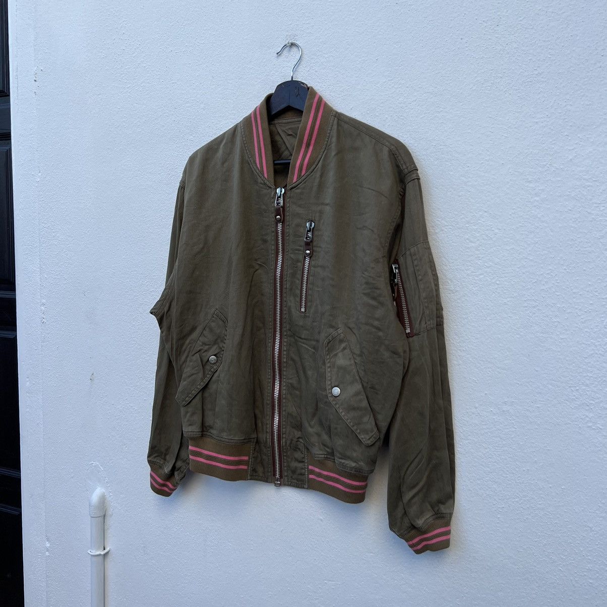 Japanese Brand VINTAGE PER VARORAV NUOVA BIG LOGO BOMBER JACKET Size US S / EU 44-46 / 1 - 5 Thumbnail