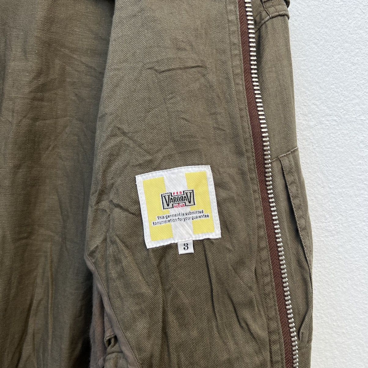 Japanese Brand VINTAGE PER VARORAV NUOVA BIG LOGO BOMBER JACKET Size US S / EU 44-46 / 1 - 15 Thumbnail