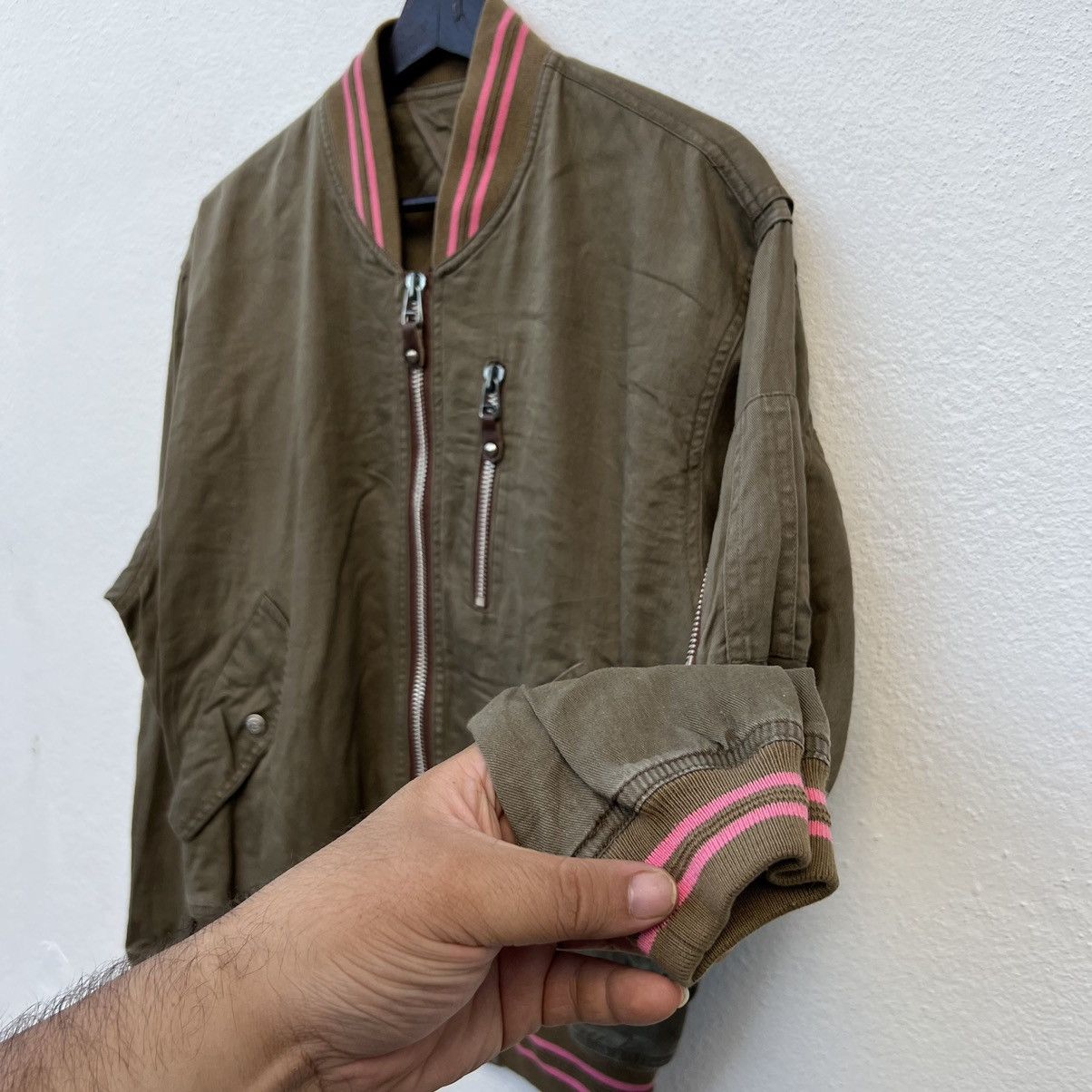 Japanese Brand VINTAGE PER VARORAV NUOVA BIG LOGO BOMBER JACKET Size US S / EU 44-46 / 1 - 12 Thumbnail