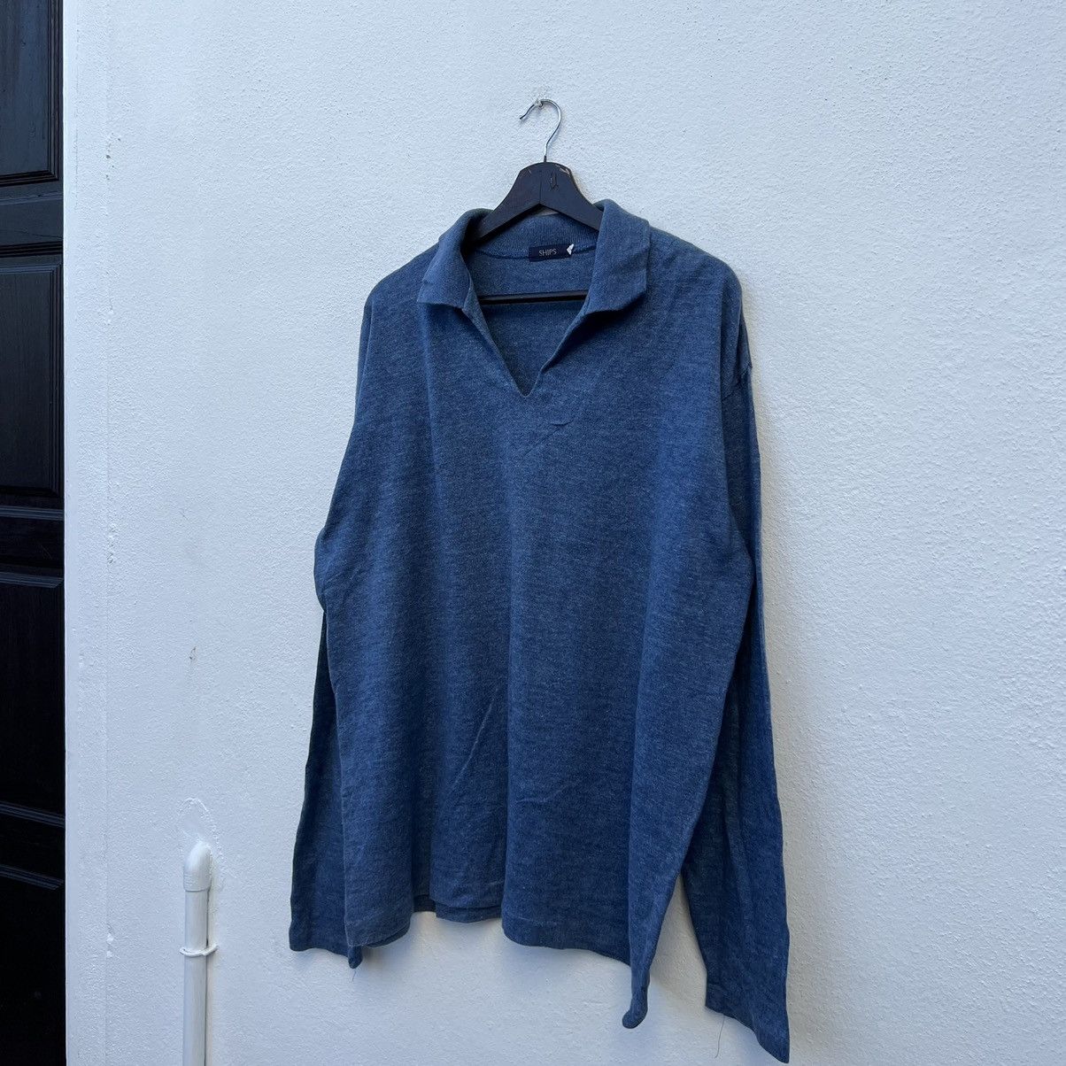 Japanese Brand VINTAGE SHIPS JAPAN OVERSIZED COLLAR SWEATSHIRT Size US L / EU 52-54 / 3 - 2 Thumbnail