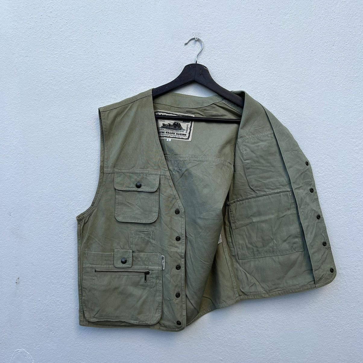 Japanese Brand VINTAGE BAY XEBEC UTILITY CARGO VEST MULTI POCKET Size US L / EU 52-54 / 3 - 10 Thumbnail