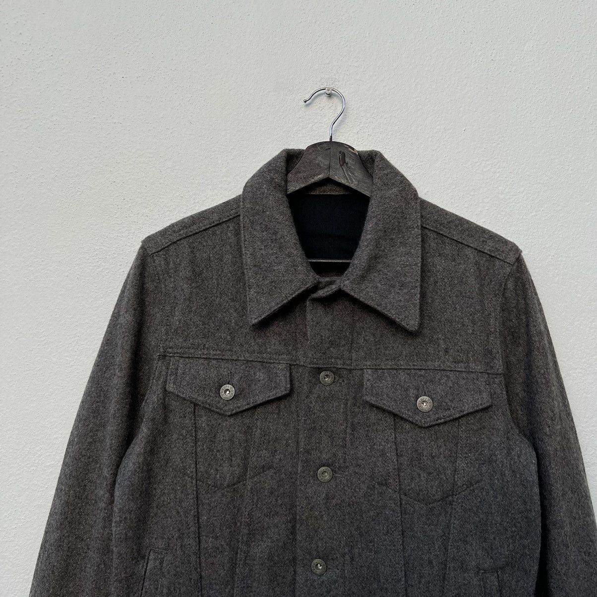 Japanese Brand VINTAGE WOOL JACKET MILITARY DESIGN WORKERS JAPAN Size US M / EU 48-50 / 2 - 3 Thumbnail