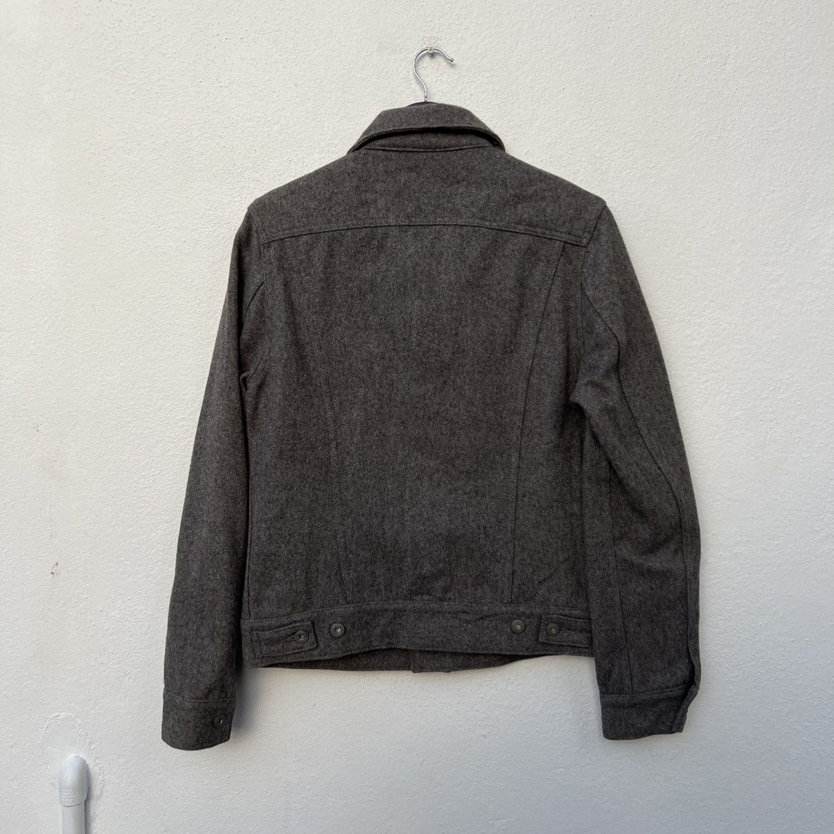 Japanese Brand VINTAGE WOOL JACKET MILITARY DESIGN WORKERS JAPAN Size US M / EU 48-50 / 2 - 7 Thumbnail