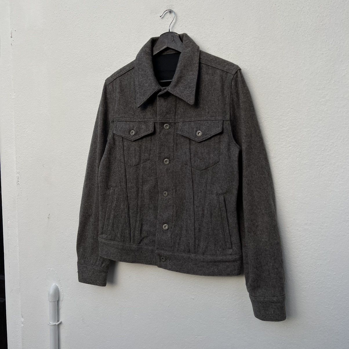 Japanese Brand VINTAGE WOOL JACKET MILITARY DESIGN WORKERS JAPAN Size US M / EU 48-50 / 2 - 2 Thumbnail