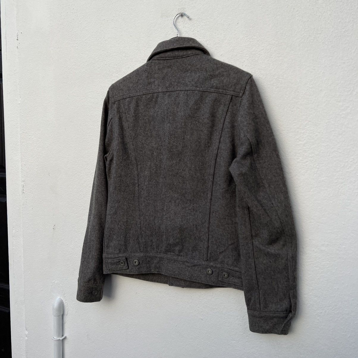 Japanese Brand VINTAGE WOOL JACKET MILITARY DESIGN WORKERS JAPAN Size US M / EU 48-50 / 2 - 8 Thumbnail
