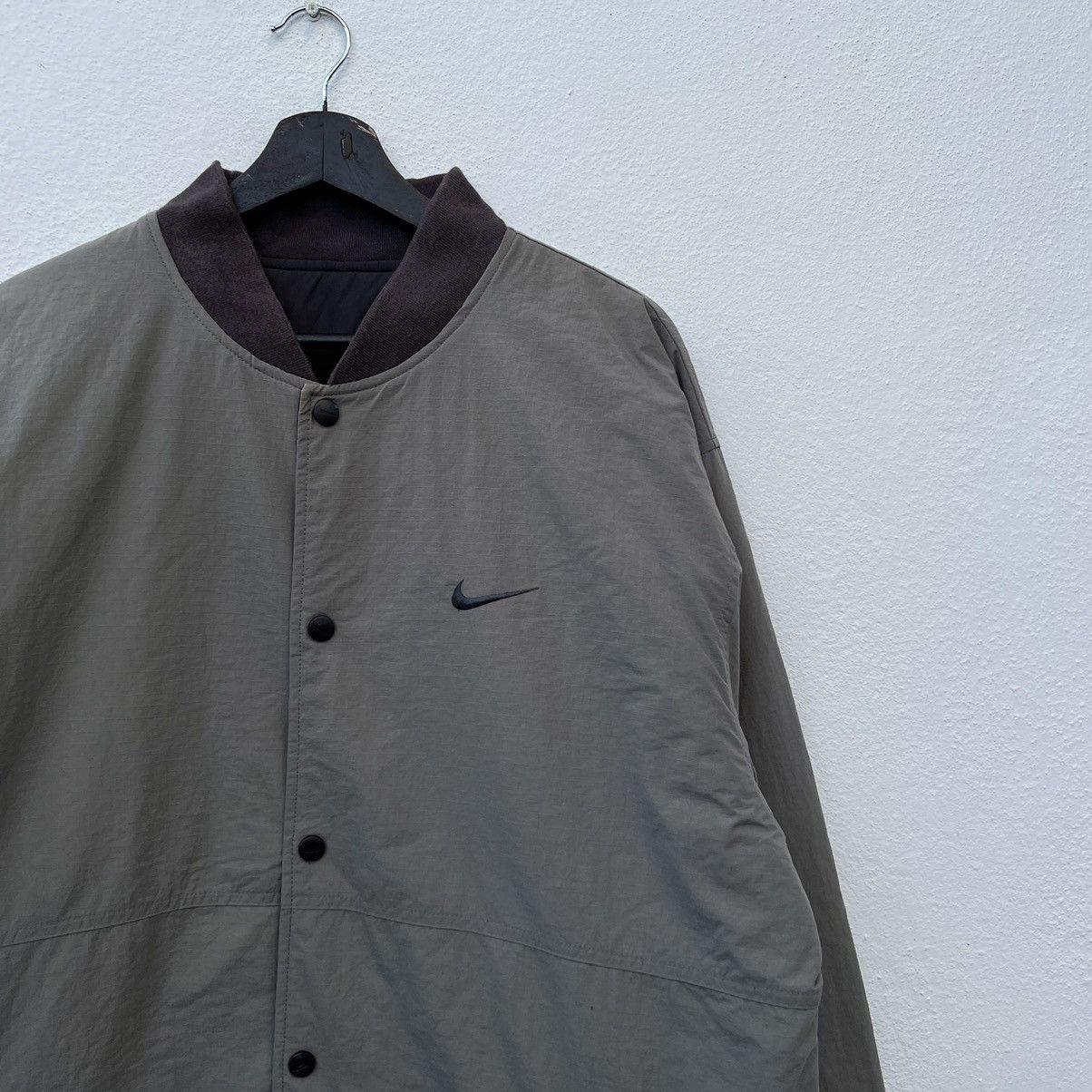 Nike VINTAGE NIKE LIGHT PUFFER DOWN REVERSIBLE JACKET Size US L / EU 52-54 / 3 - 6 Thumbnail
