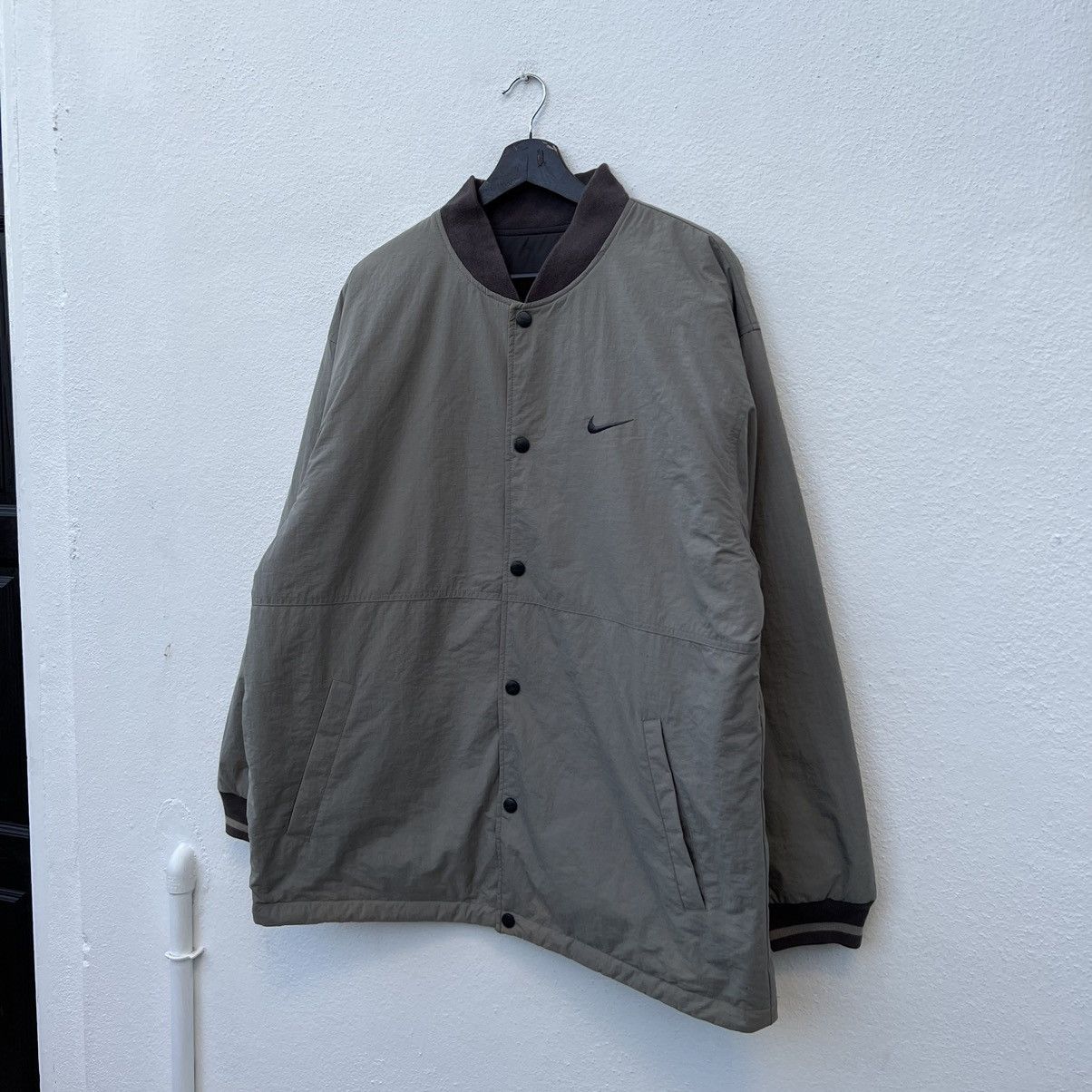 Nike VINTAGE NIKE LIGHT PUFFER DOWN REVERSIBLE JACKET Size US L / EU 52-54 / 3 - 3 Thumbnail