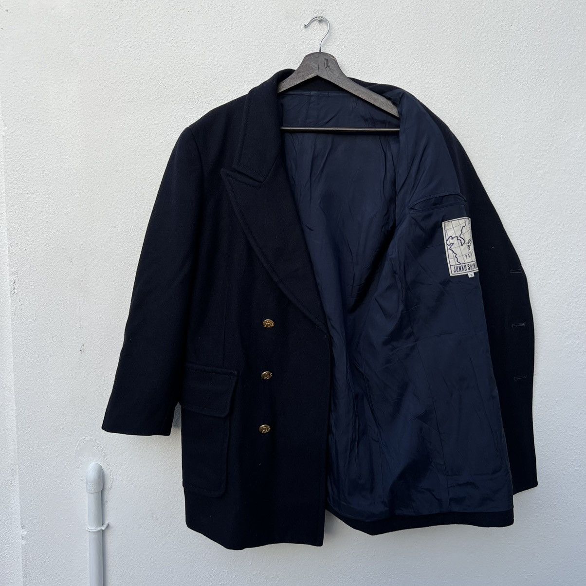 Japanese Brand DOUBLE BREAST WOOL JACKET JUNKO SHIMADA JAPAN Size US M / EU 48-50 / 2 - 11 Thumbnail