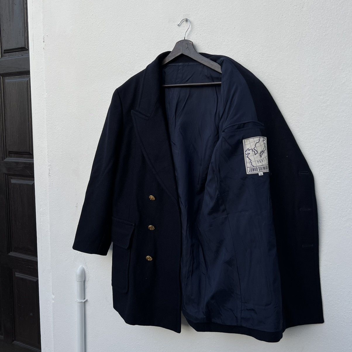 Japanese Brand DOUBLE BREAST WOOL JACKET JUNKO SHIMADA JAPAN Size US M / EU 48-50 / 2 - 12 Thumbnail