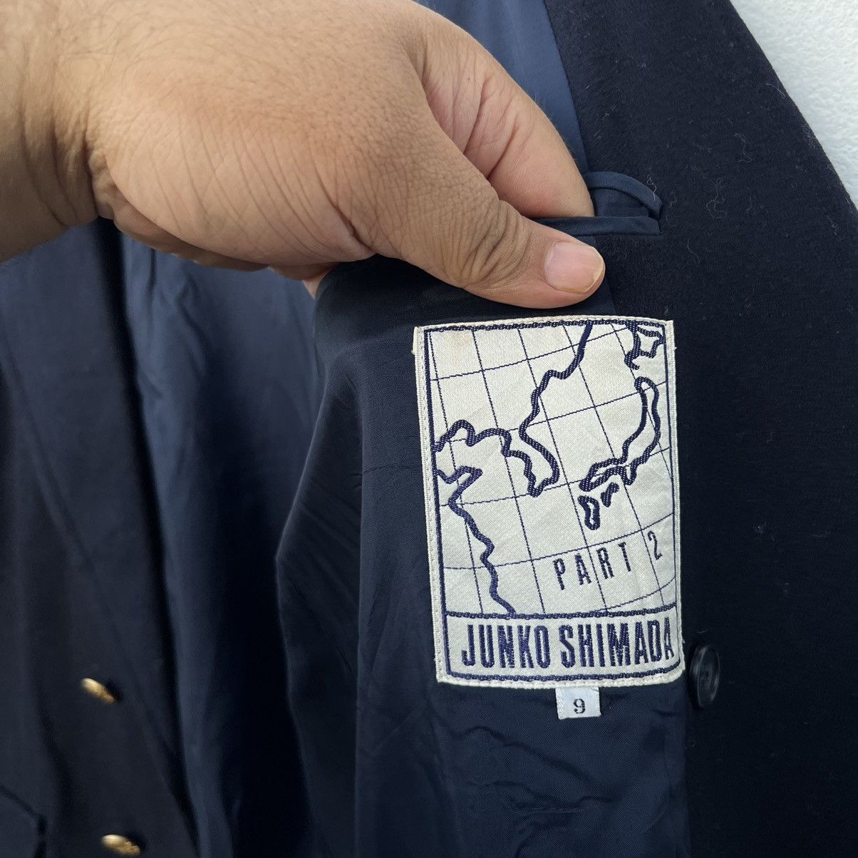Japanese Brand DOUBLE BREAST WOOL JACKET JUNKO SHIMADA JAPAN Size US M / EU 48-50 / 2 - 13 Thumbnail