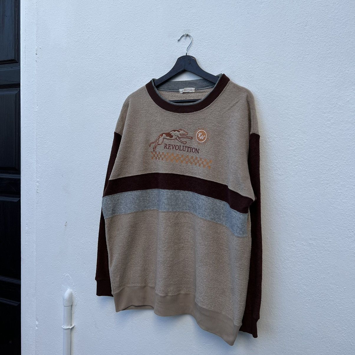 Japanese Brand VINTAGE REVOLUTION SWEATSHIRT BIG LOGO JAPAN Size US M / EU 48-50 / 2 - 2 Thumbnail