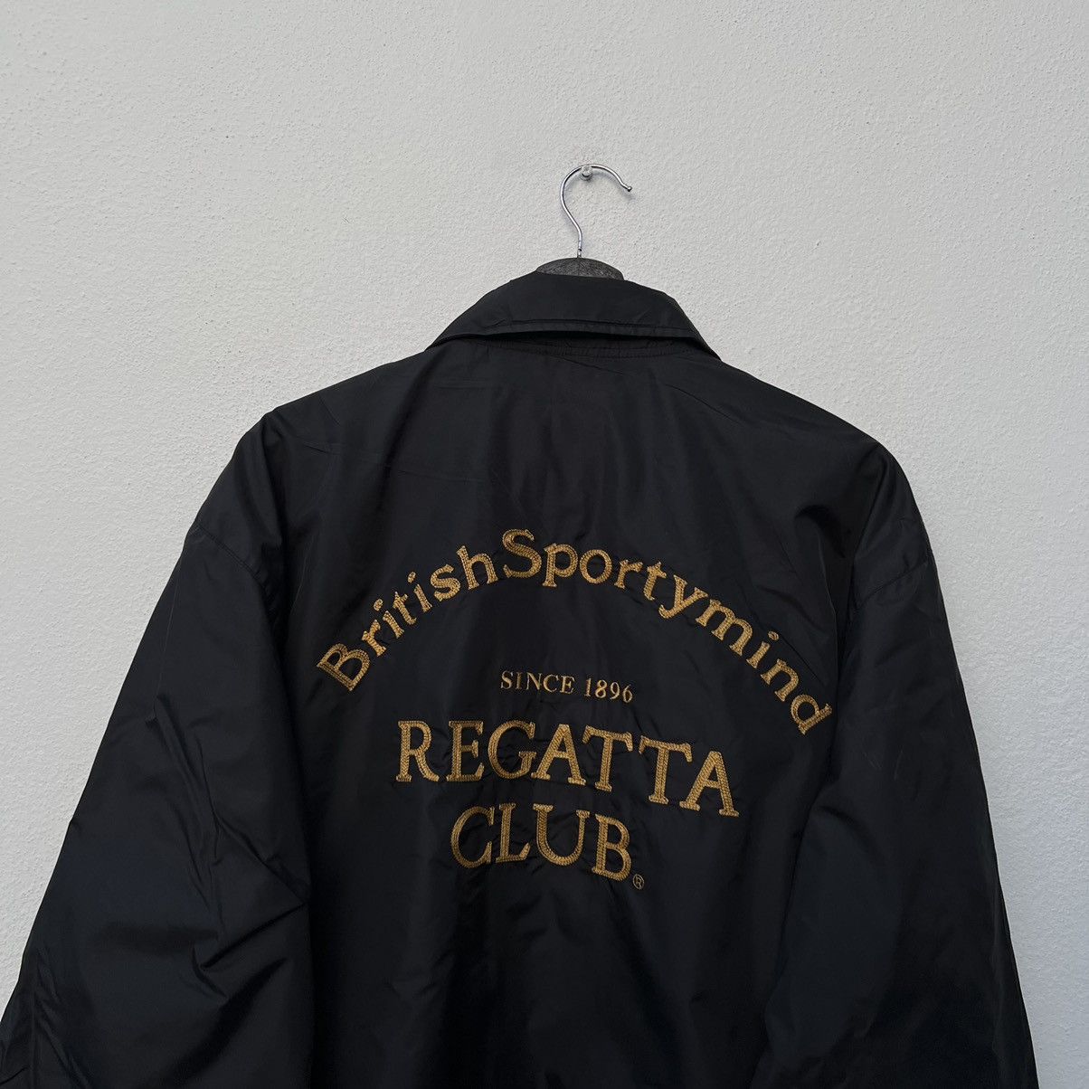 Japanese Brand VINTAGE REGATTA CLUB BRITISH SPORTYMIND BIG LOGO JACKET Size US M / EU 48-50 / 2 - 3 Thumbnail
