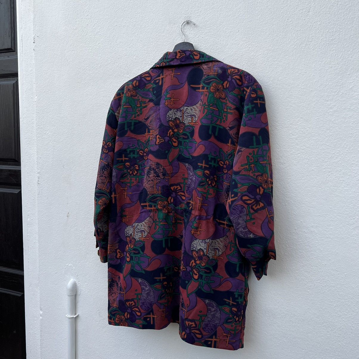 Art Comes First VINTAGE SEA ROBON FLORAL FULL PRINT PARACHUTE JACKET Size US M / EU 48-50 / 2 - 9 Thumbnail
