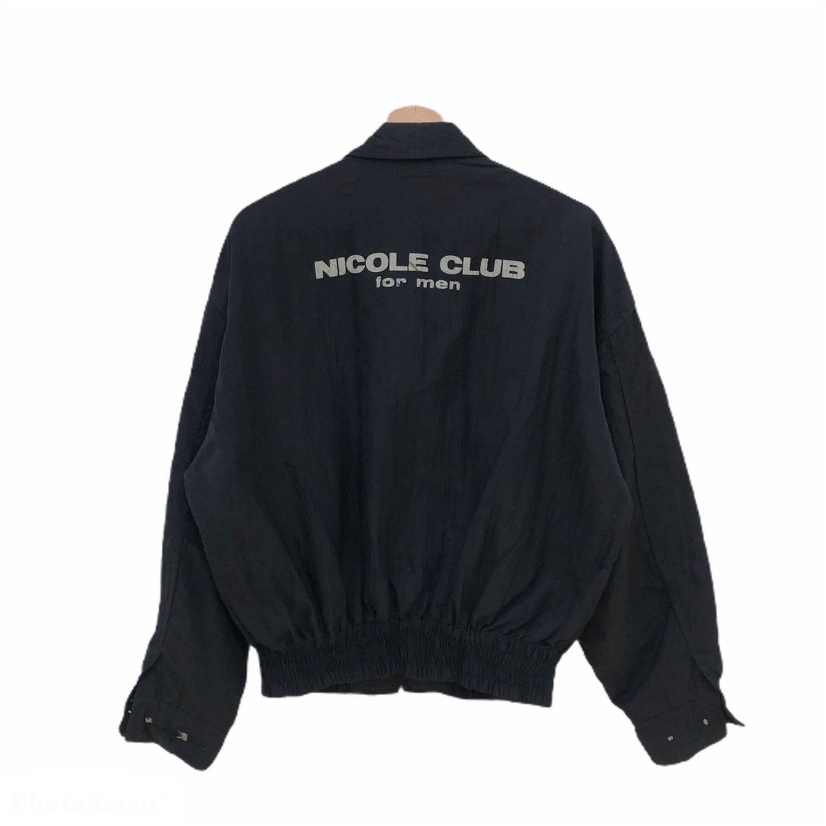 Japanese Brand NICOLE CLUB FOR MEN BIG LOGO VARSITY JACKET Size US M / EU 48-50 / 2 - 1 Thumbnail