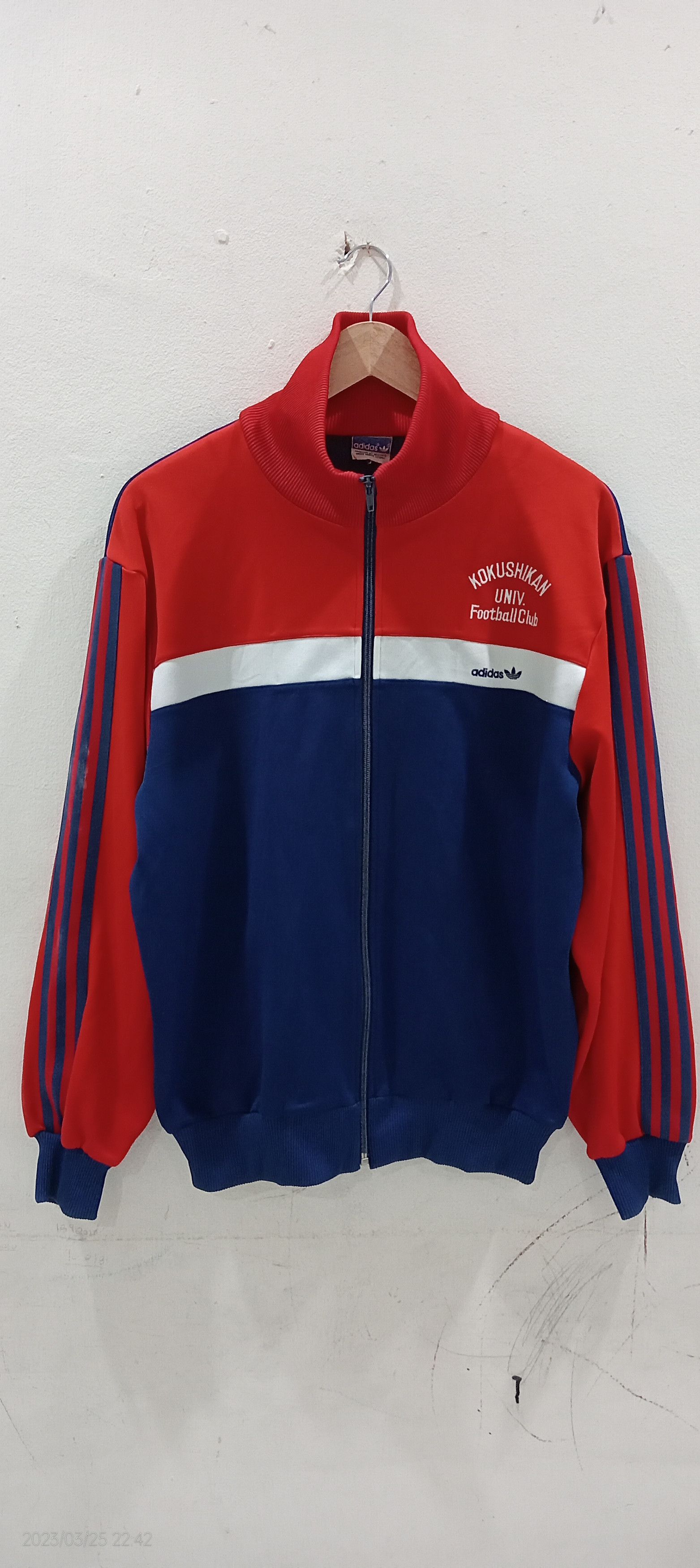 Adidas 🔥Vintage '80s Adidas Tricolor Track Jacket Made in Japan