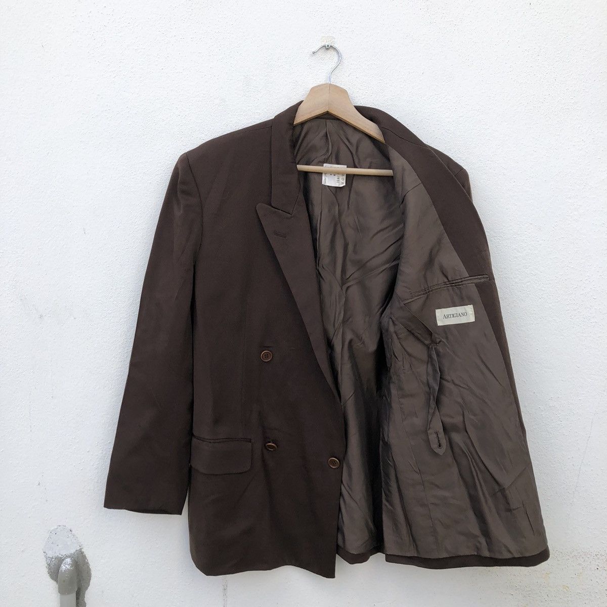 Japanese Brand ARTIGIANO BY KIYOSHI NAKAGAWA CASUAL JACKET Size US M / EU 48-50 / 2 - 6 Thumbnail