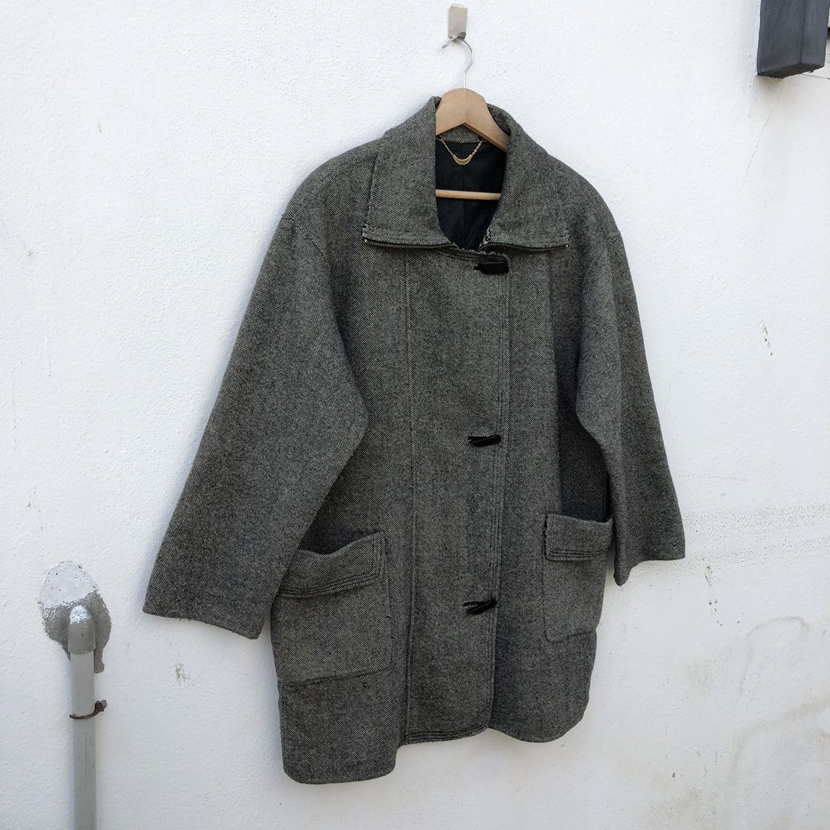 Japanese Brand RARE DESIGN LONG JACKET PATCHWORK JAPANESE BRAND Size US L / EU 52-54 / 3 - 2 Thumbnail