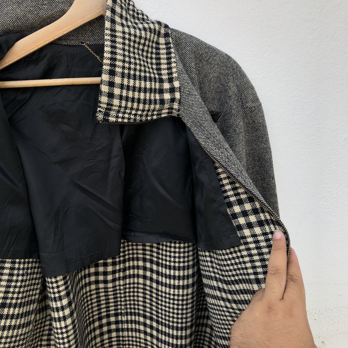 Japanese Brand RARE DESIGN LONG JACKET PATCHWORK JAPANESE BRAND Size US L / EU 52-54 / 3 - 11 Thumbnail