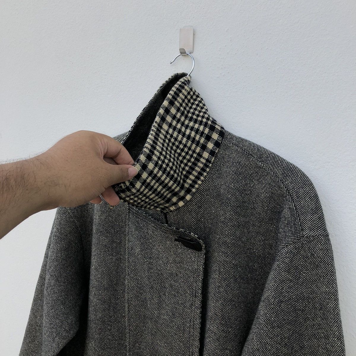 Japanese Brand RARE DESIGN LONG JACKET PATCHWORK JAPANESE BRAND Size US L / EU 52-54 / 3 - 9 Thumbnail