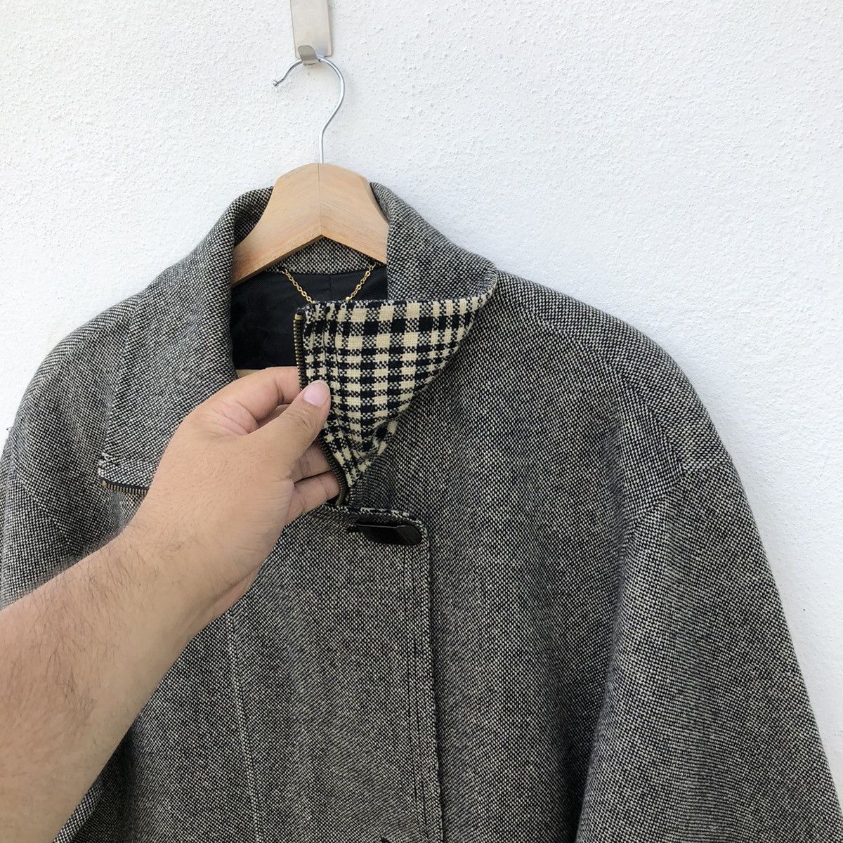 Japanese Brand RARE DESIGN LONG JACKET PATCHWORK JAPANESE BRAND Size US L / EU 52-54 / 3 - 5 Thumbnail