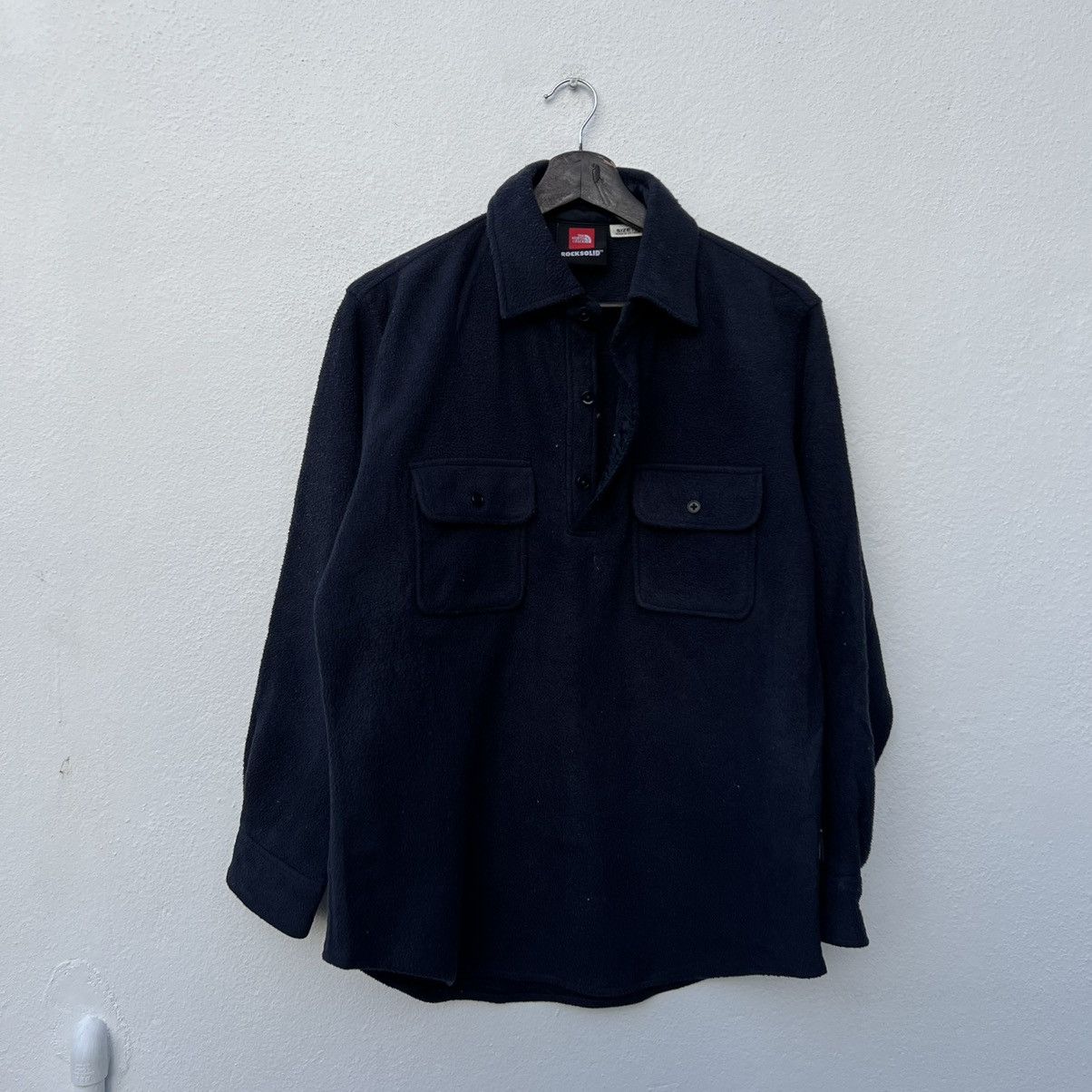 Japanese Brand VINTAGE THE NORTH FACE ROCKSOLID FLEECE JACKET Size US S / EU 44-46 / 1 - 11 Thumbnail