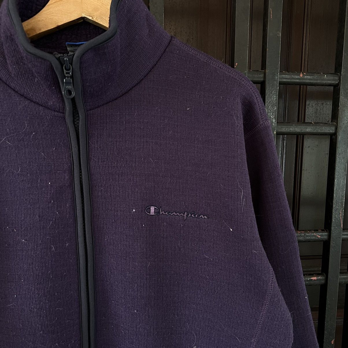 Champion VINTAGE CHAMPION FLEECE JACKET Size US L / EU 52-54 / 3 - 3 Thumbnail