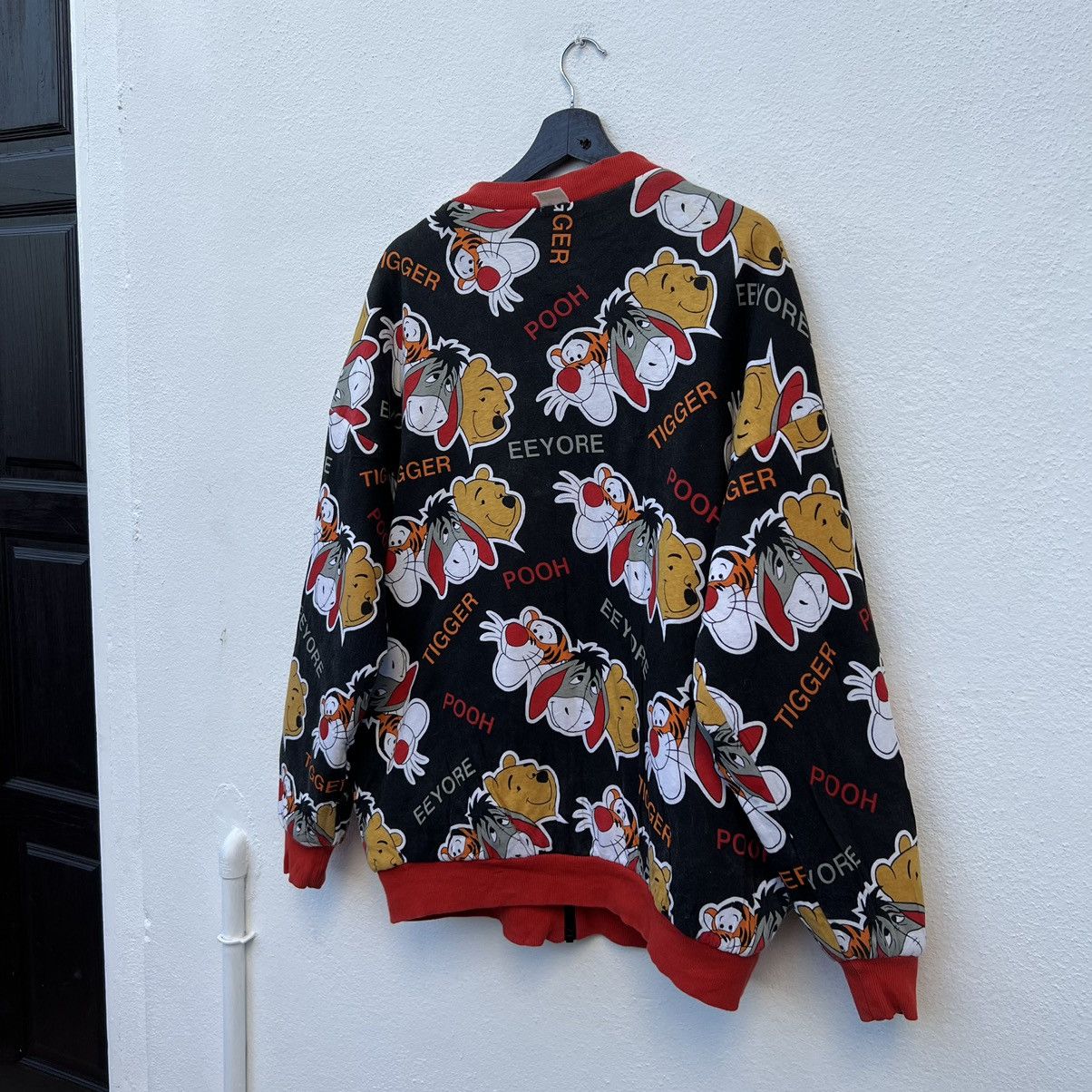 Cartoon Network WINNIE THE POOH REVERSIBLE BOMBER JACKET OVER PRINT BIG LOGO Size US L / EU 52-54 / 3 - 17 Thumbnail